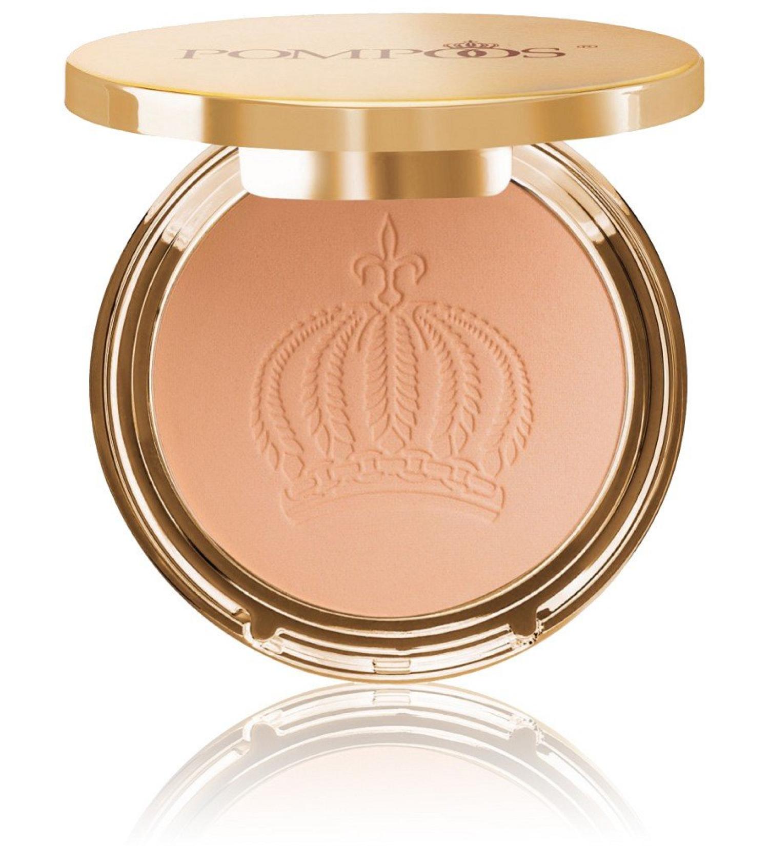 Harald Gl ckler Pomp s Cosmetics Powder Compact Powder with Powder Puff Make-up Complexion Pressed Powder No. 03 Medium 9 g