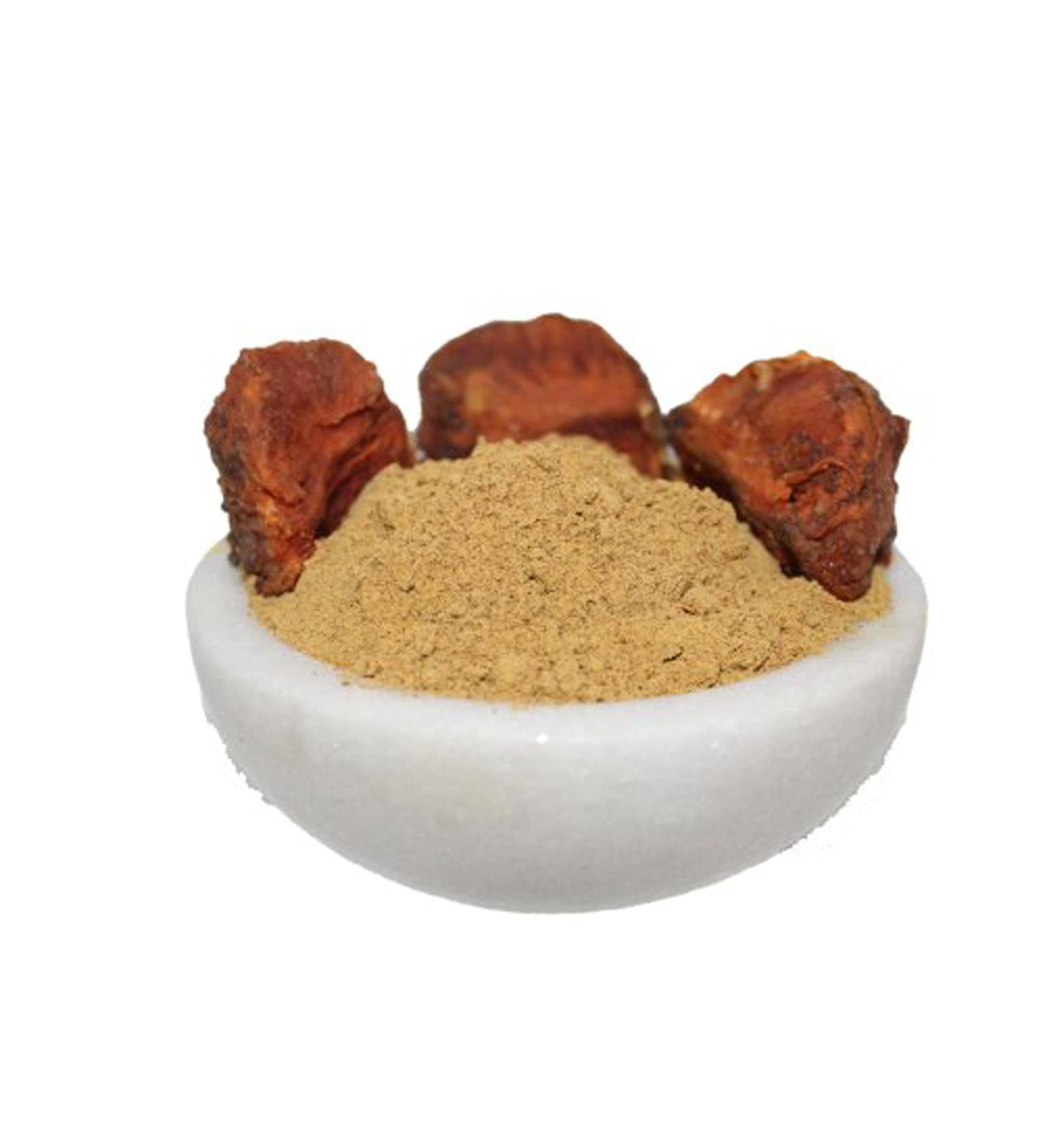 RAW HERB/JADI BOOTI BEL GIRI POWDER BAEL PHAL BEAL FRUIT DRY AEGLE MARMELOS WOOD APPLE (100gm) 100 g (Pack of 1) - Buy Online on GoSupps.com