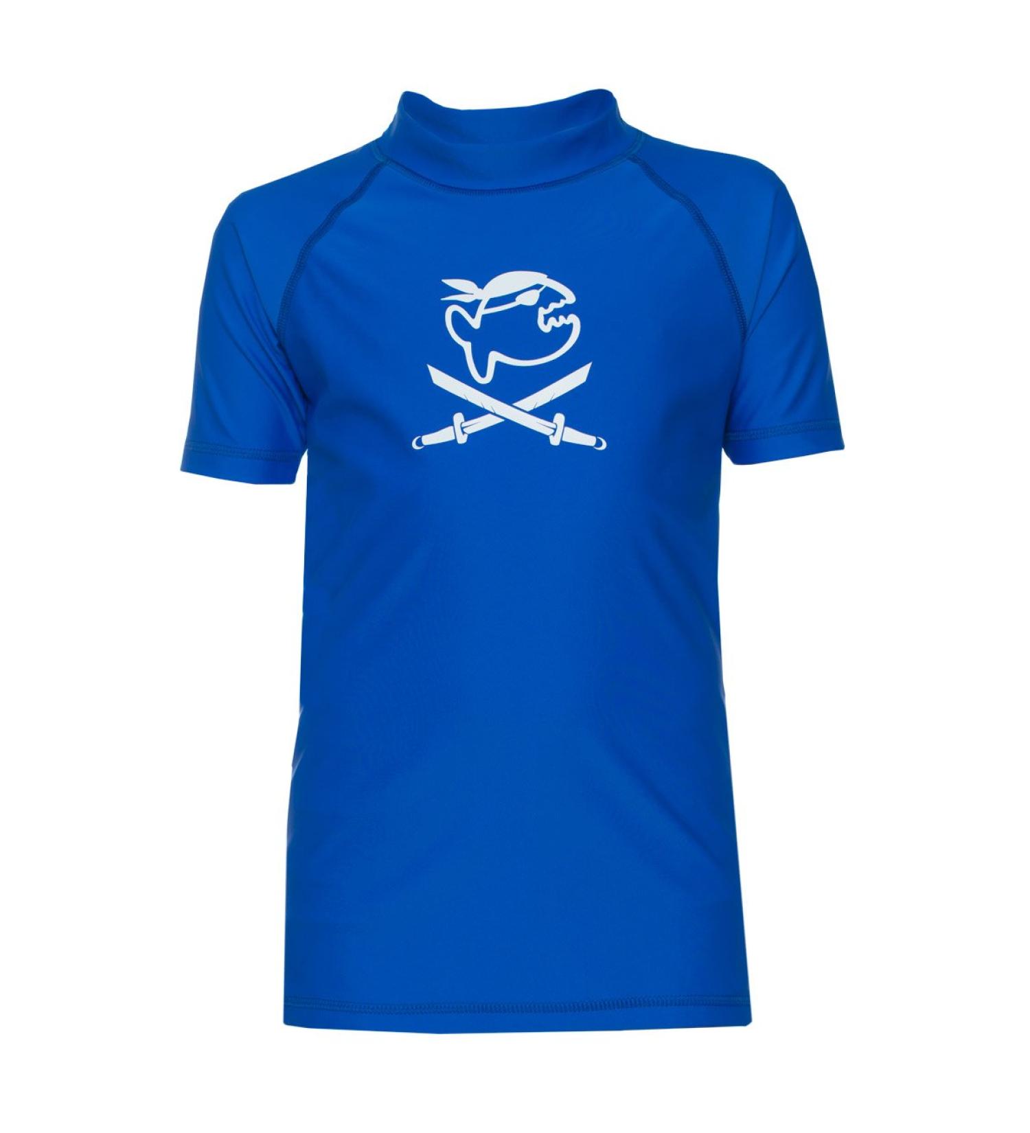iQ-Company Kids UV 300 Shirt - Jolly Fish Dark Blue UV Clothing (116-122) for UV Protection - Buy Online on GoSupps.com