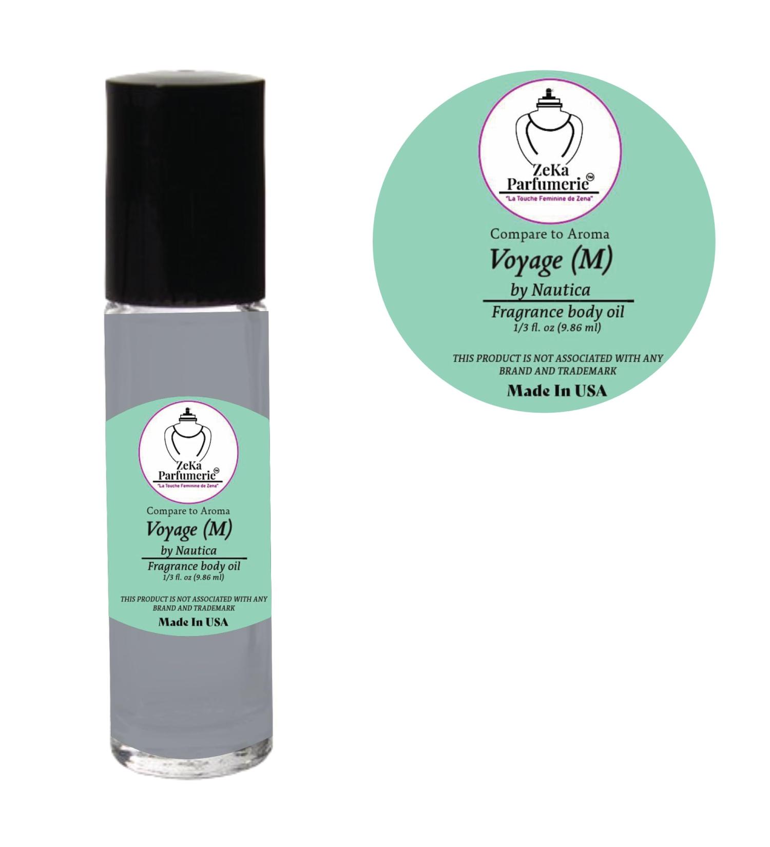 Compare to Aroma Voyage by Nautica for Men | 1/3 oz Fragrance Body Oil Roll-On | International Shipping - Buy Online on GoSupps.com