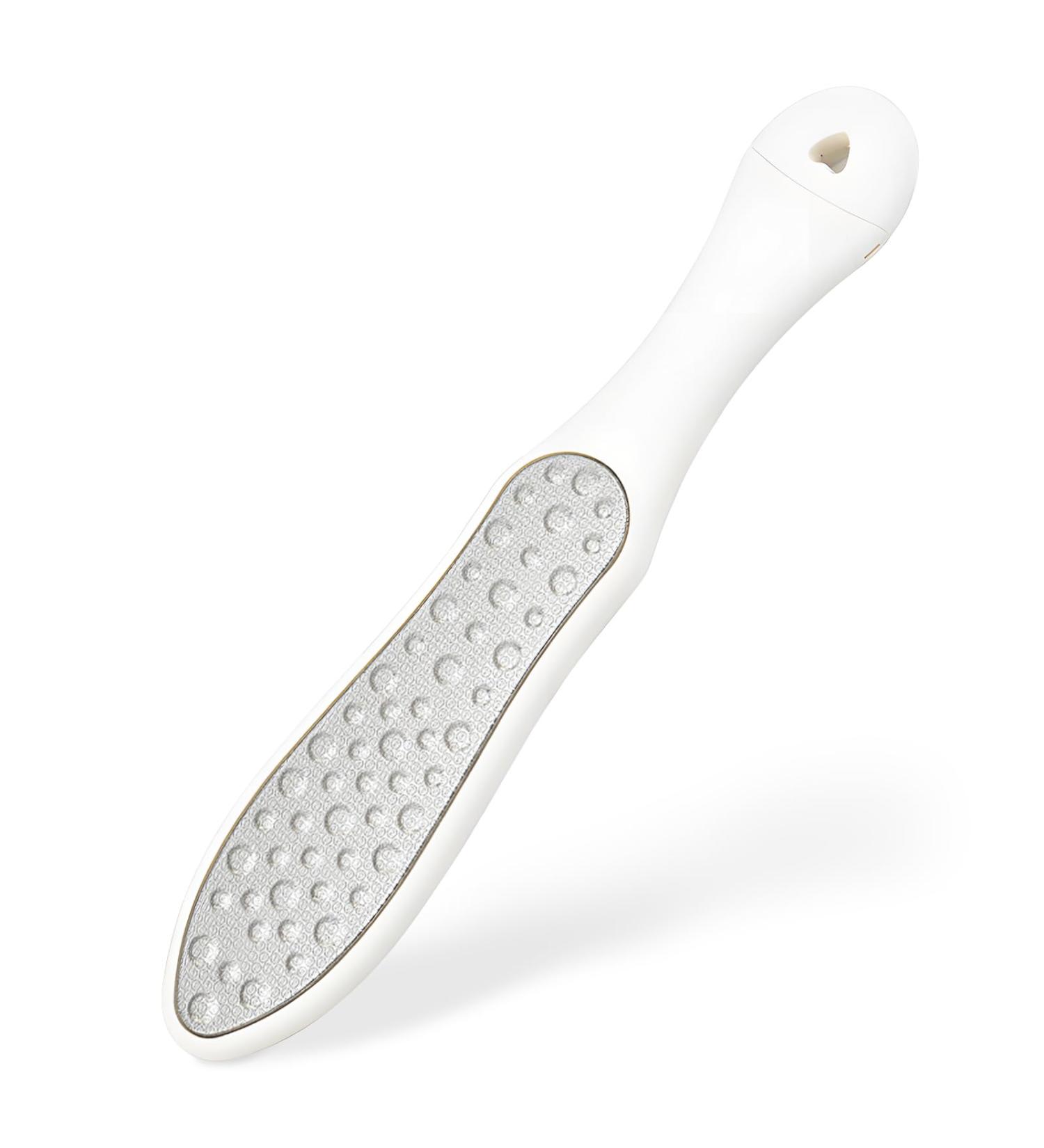 maxtachi 2 in 1 Feet Hard Skin Remover Double Side Pedicure Foot File Dead Hard Cracked Skin Calluses Remover Highly Effective Foot File for Foot Spa-White - Buy Online on GoSupps.com