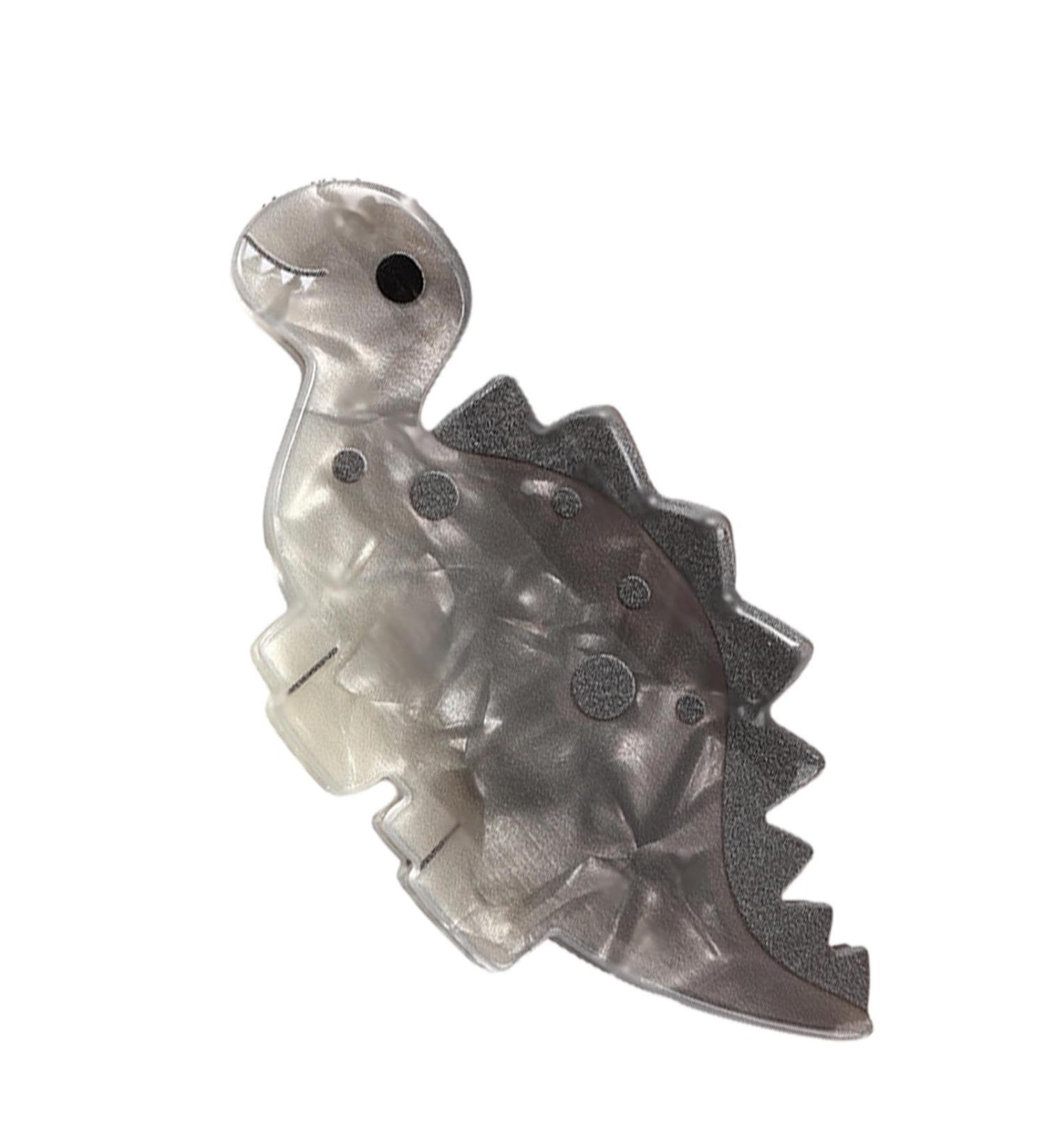 Sirseon Animal Hair Clips | Cartoon Acrylic Hair Jaw Clamps | Fashionable Creative Acrylic Hair Accessories For Toddler Kids Children Daily Use Ankylosaurus - Buy Online on GoSupps.com