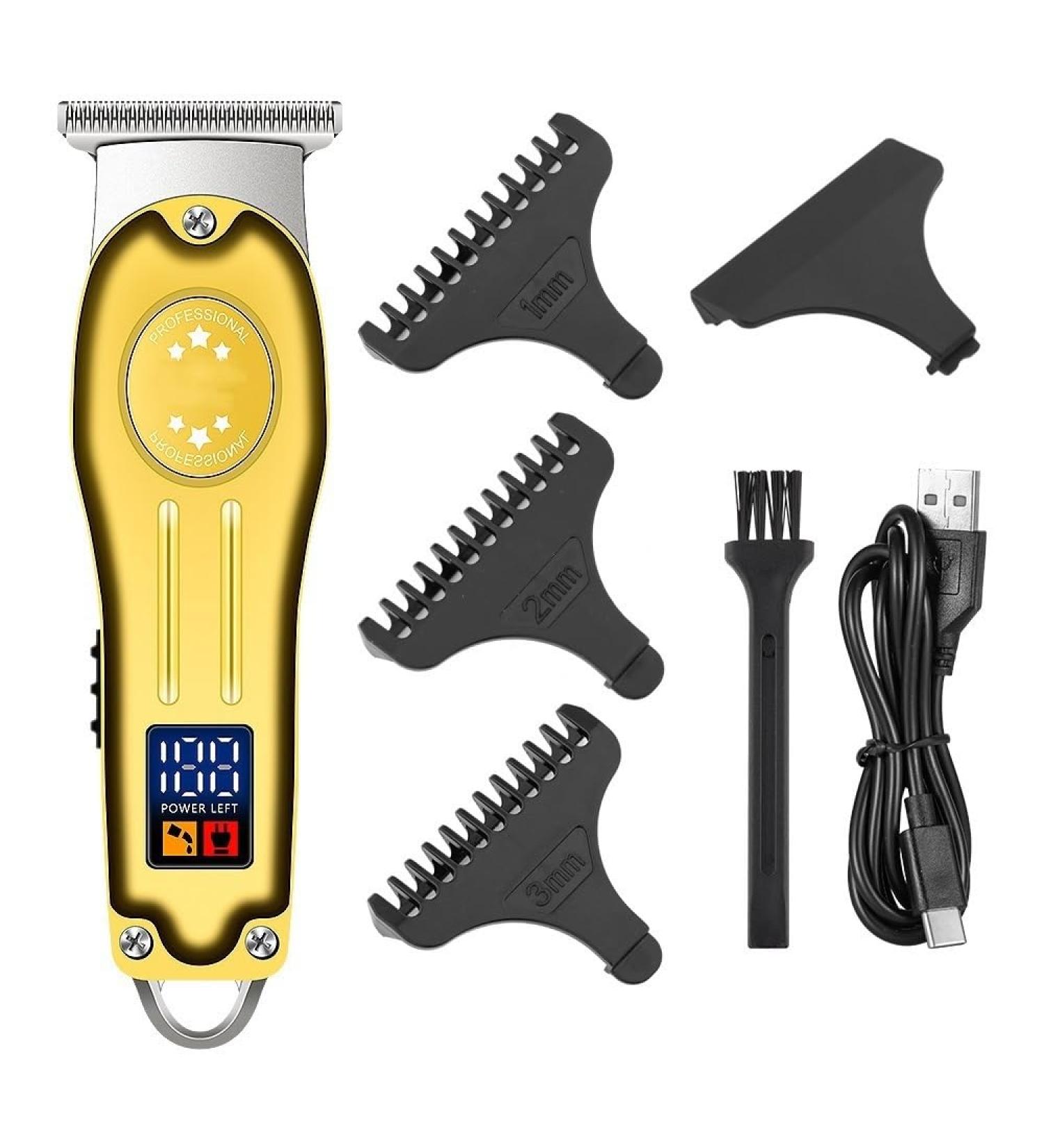 Professional Hair Clippers for Men - Full Metal Electric Beard & Hair Clipper | International Shipping Available - Buy Online on GoSupps.com