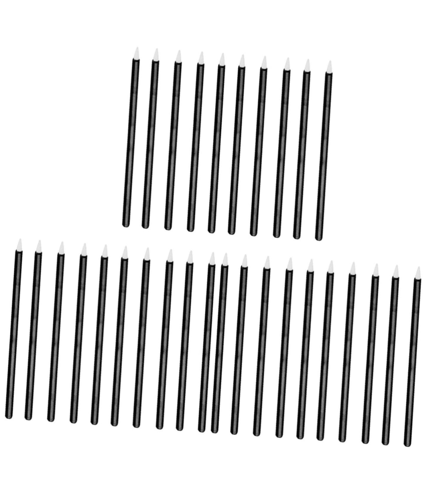 Beavorty 300 PCS Disposable Eyeliner gel eyeliner mascara tools for eyelash Disposable Fiber Eyeliner extend 9x0.7cmx3pcs Blackx3pcs - Buy Online on GoSupps.com