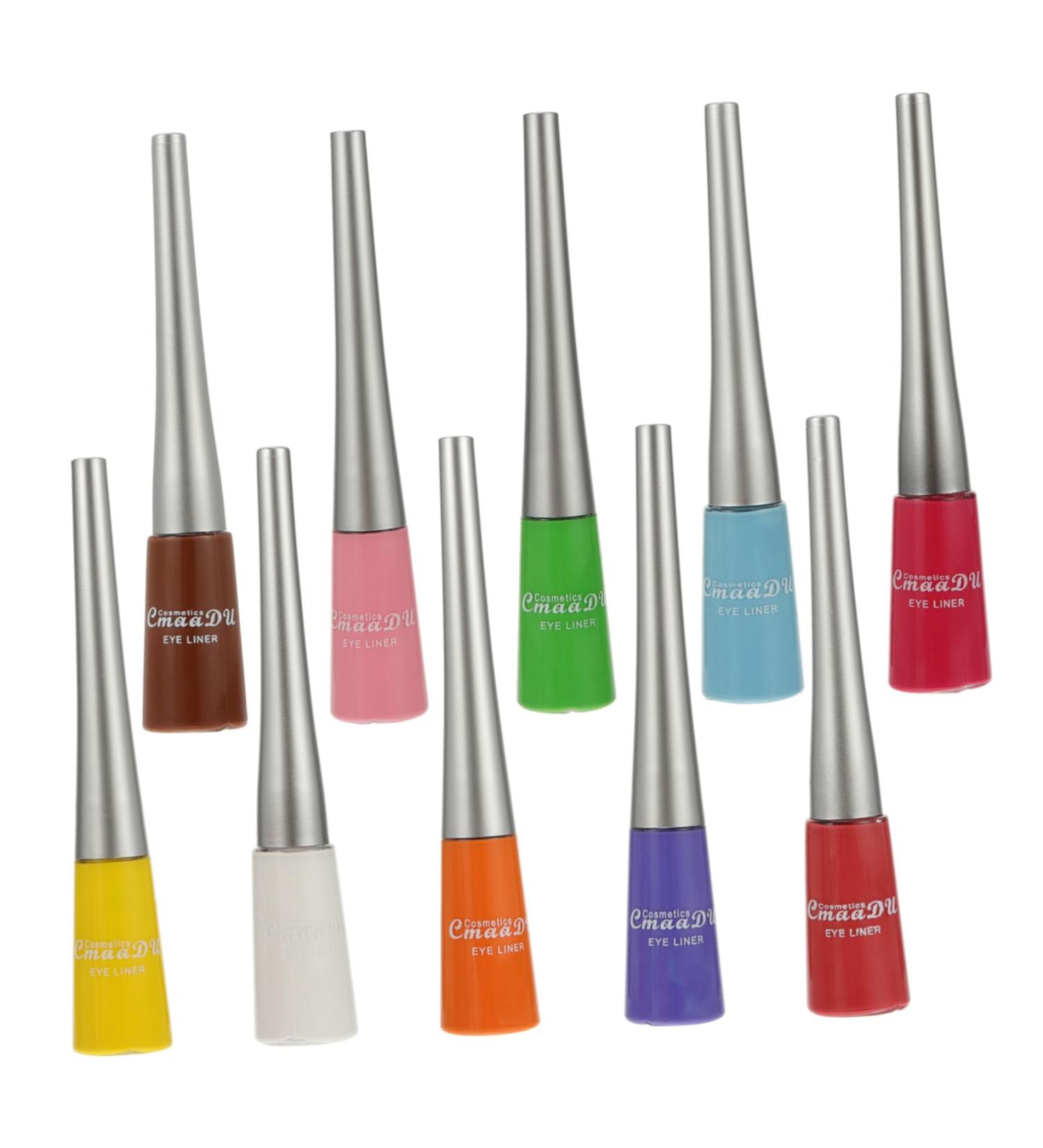 FRCOLOR 10pcs Colored Liquid Eyeliner Waterproof Eyeliner Cosmetic Accessories Makeup Pen Make up - Buy Online on GoSupps.com