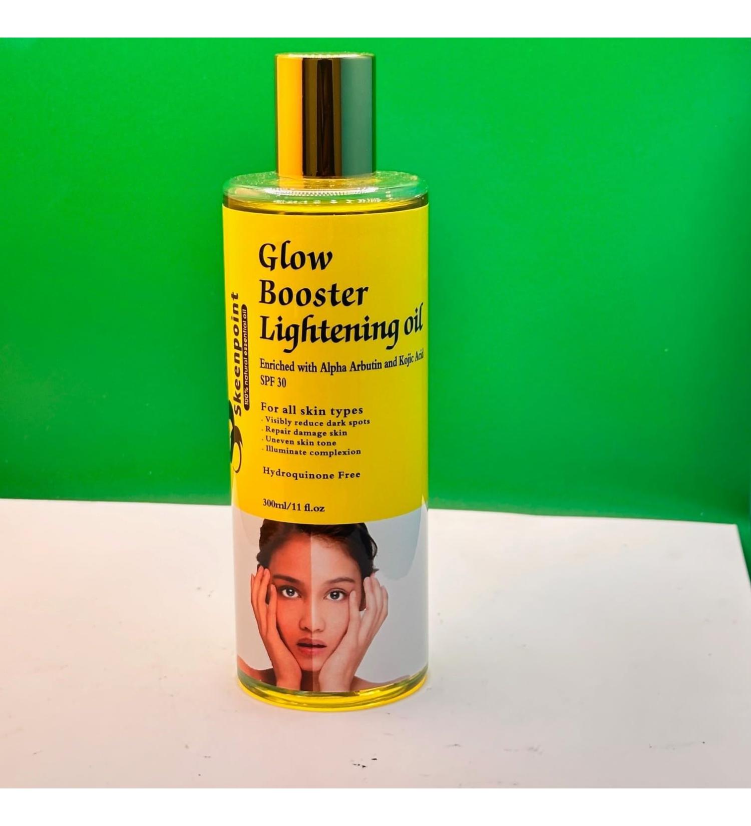 SKEENPOINT GLOW BOOSTER Lightening Oil Whitening Glow 300ml SPF30 - Buy Online on GoSupps.com