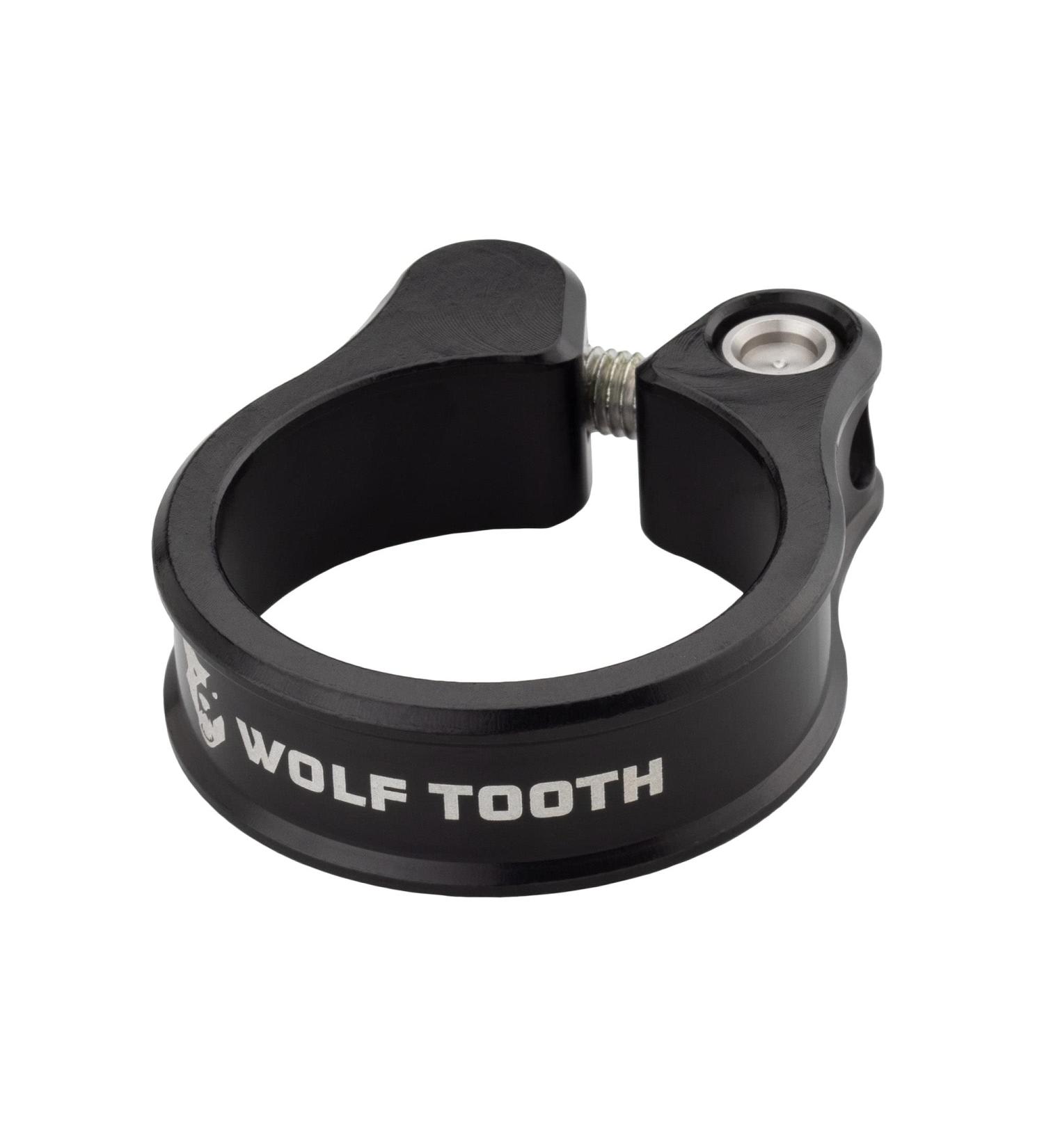 Wolf Tooth Black Seatpost Clamp 34.9/35mm - Precision-Machined for Superior Performance - Buy Online on GoSupps.com