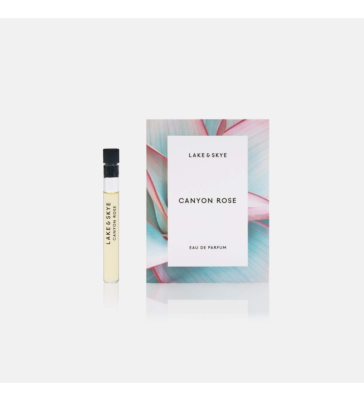 Lake & Skye Canyon Rose Eau de Parfum Long Lasting Fragrance Paraben Phtalates and Sulfates Free .04 fl oz (1.2 ml) - Warm Floral and Vanilla 0.04 Fl Oz (Pack of 1) - Buy Online on GoSupps.com