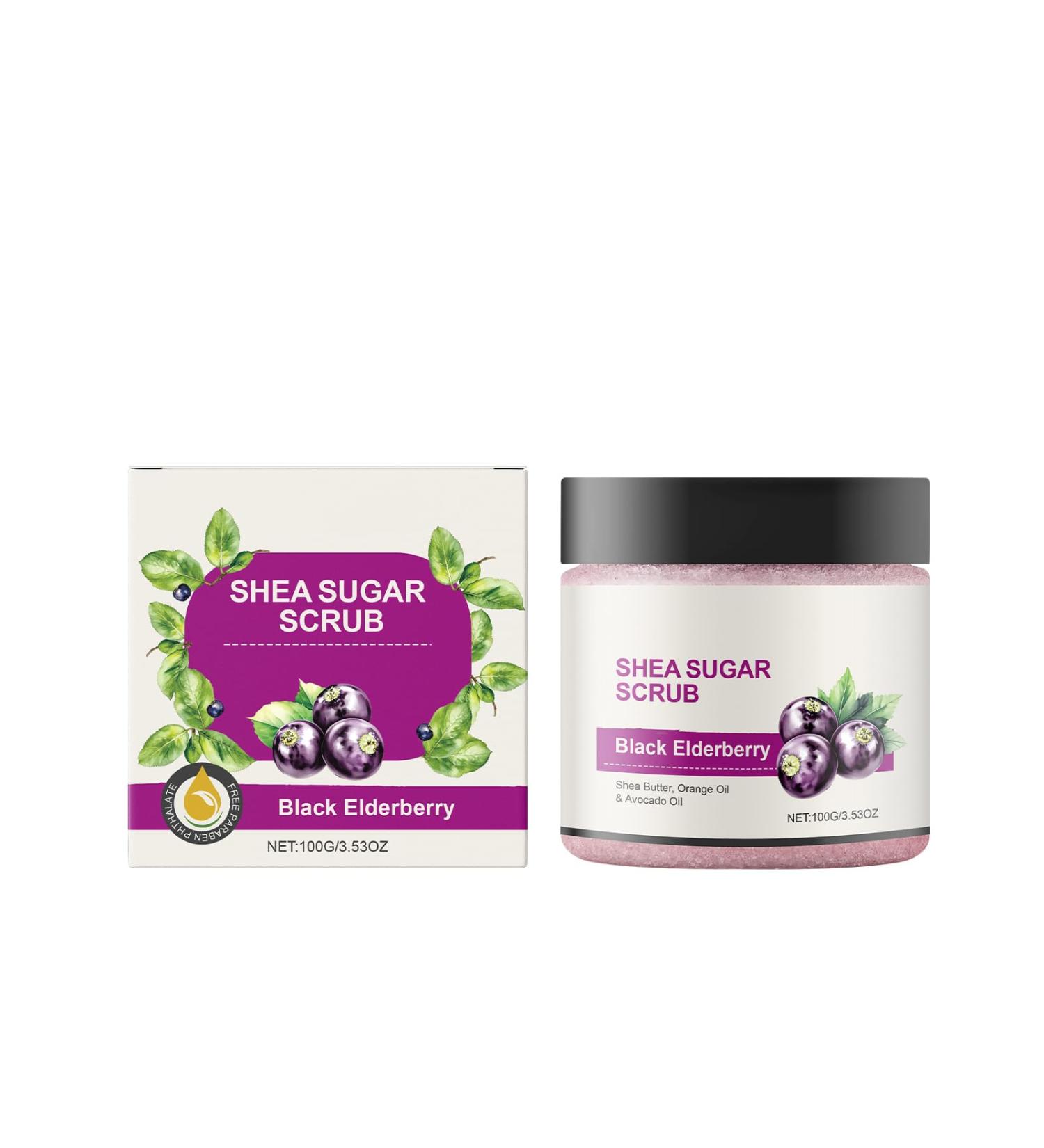 Avocado Exfoliating Body Scrub with Orange Peel Oil Gentle cleansing Moisturizing Exfoliating & Deep-Cleansing for All Skin 3.53 OZ