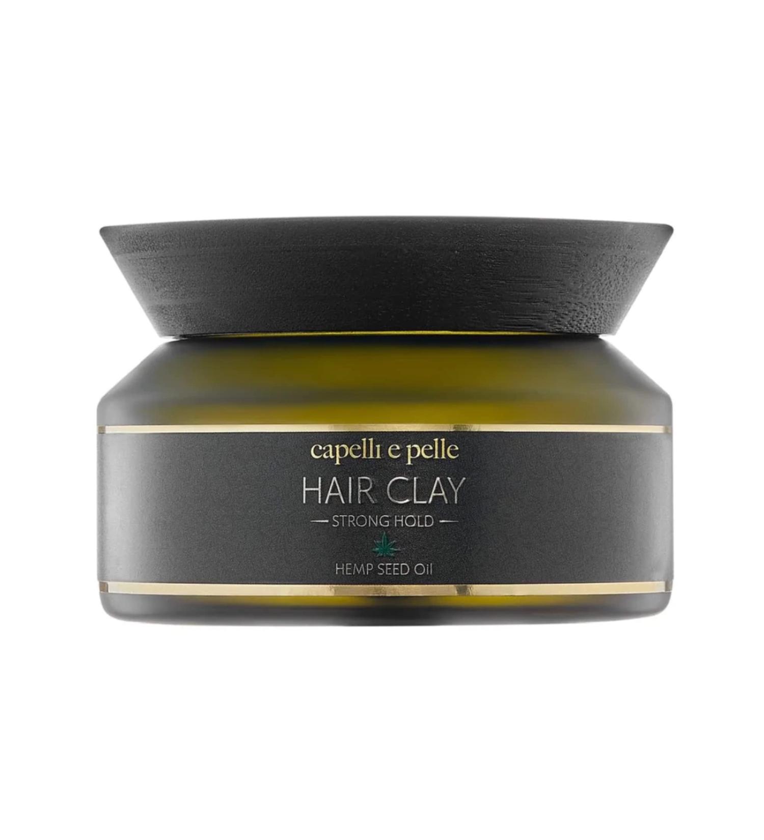 Hair Clay for Thick Hair - Strong Hold & Light Shine | All Natural | 200ml - International Shipping Available - Buy Online on GoSupps.com