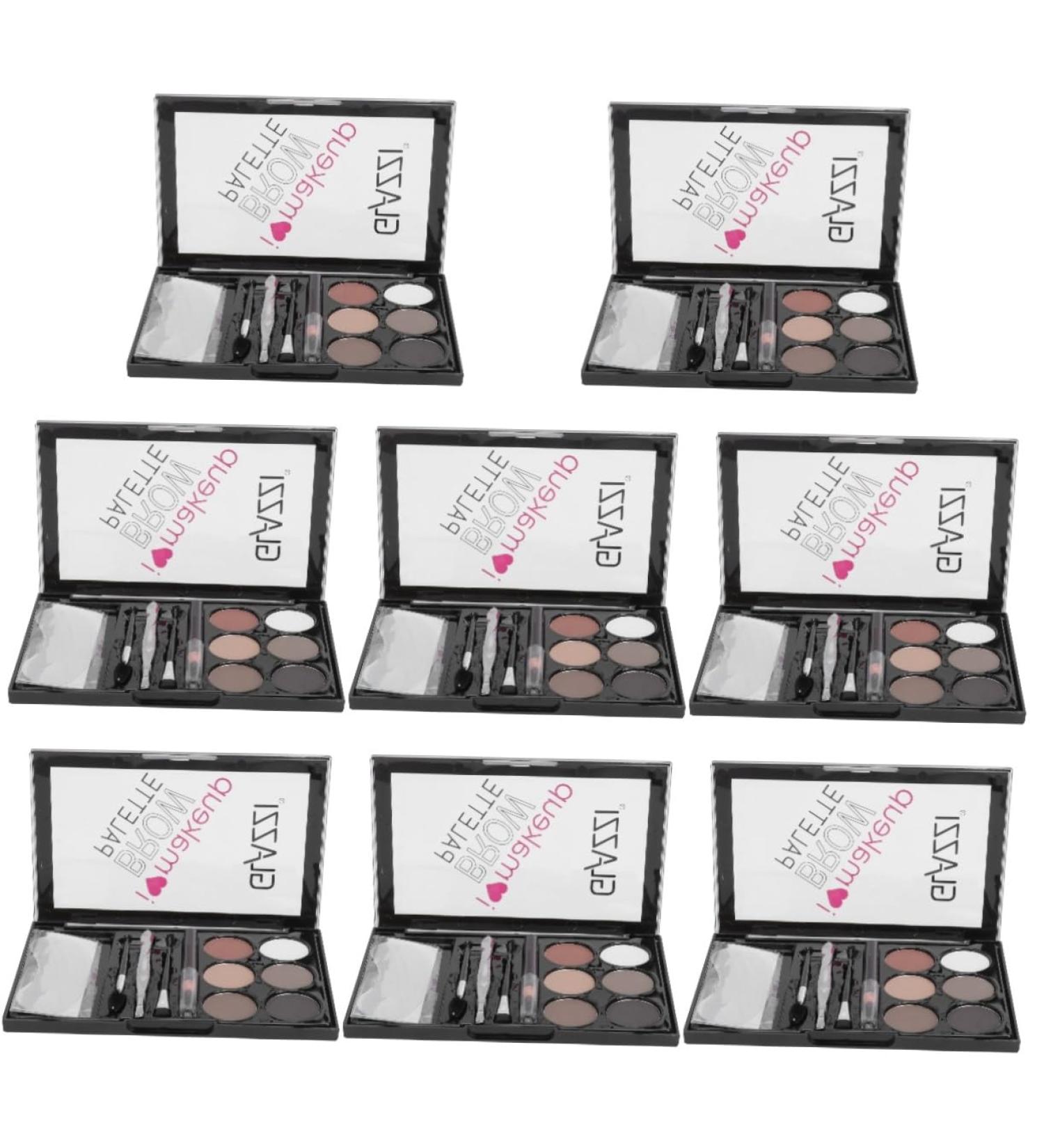 Didiseaon 8 Sets Eyebrow Powder Set Eyebrow Brush Eyeshadow Beauty Cosmetics Pallet Waterproof Eyebrow Powder - Buy Online on GoSupps.com