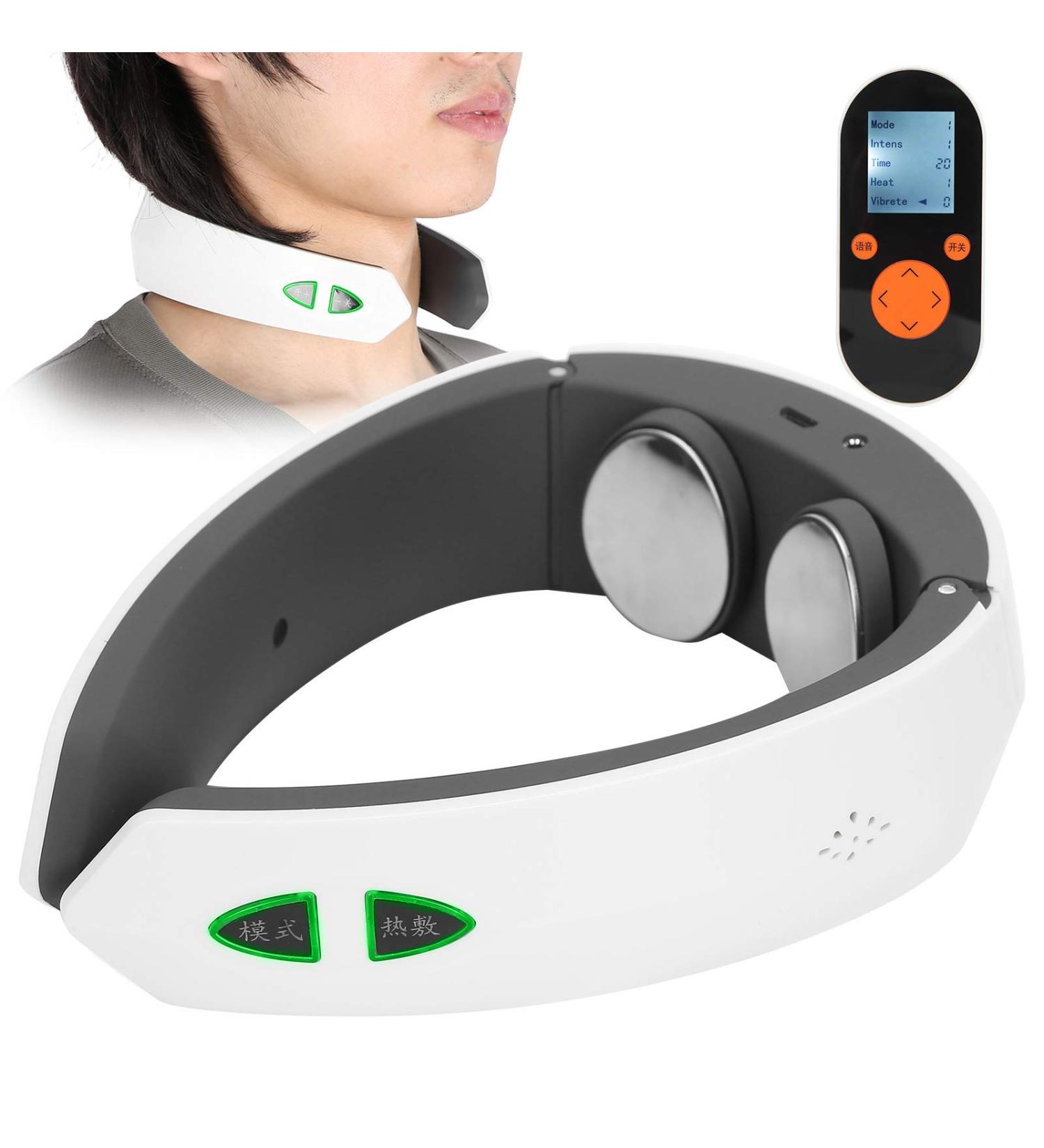 Buy Electrical Neck Massager - U-Shaped Adjustable Shoulder & Portable Cervical Massager for Men & Women - International Shipping Available - Buy Online on GoSupps.com