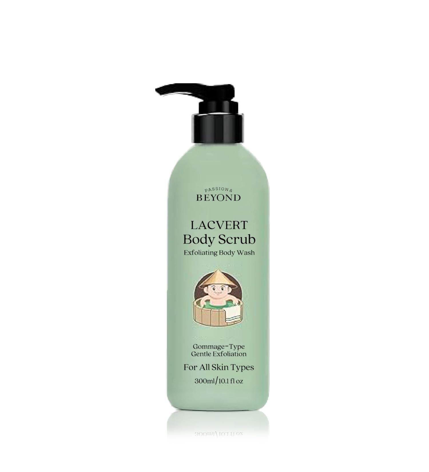 BEYOND Lacvert Body Scrub Peeling Gel - Korean Exfoliating Body Wash with Green Tea for Smooth Skin | 10.1fl oz | Home Spa & Daily Skin Care - Buy Online on GoSupps.com