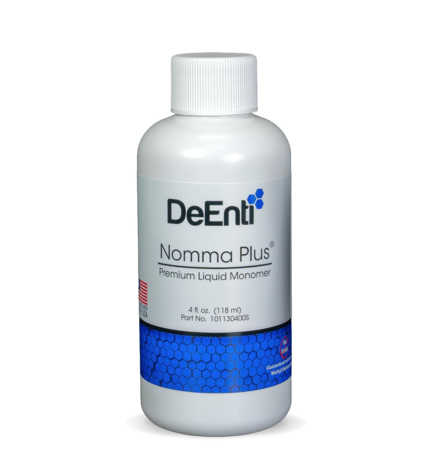 DeEnti Nomma Plus Professional Liquid Monomer - Non-Yellowing EMA Nail Liquid for Acrylic Powder | 4oz Salon Quality Manicure & Pedicure Supplies - Buy Online on GoSupps.com