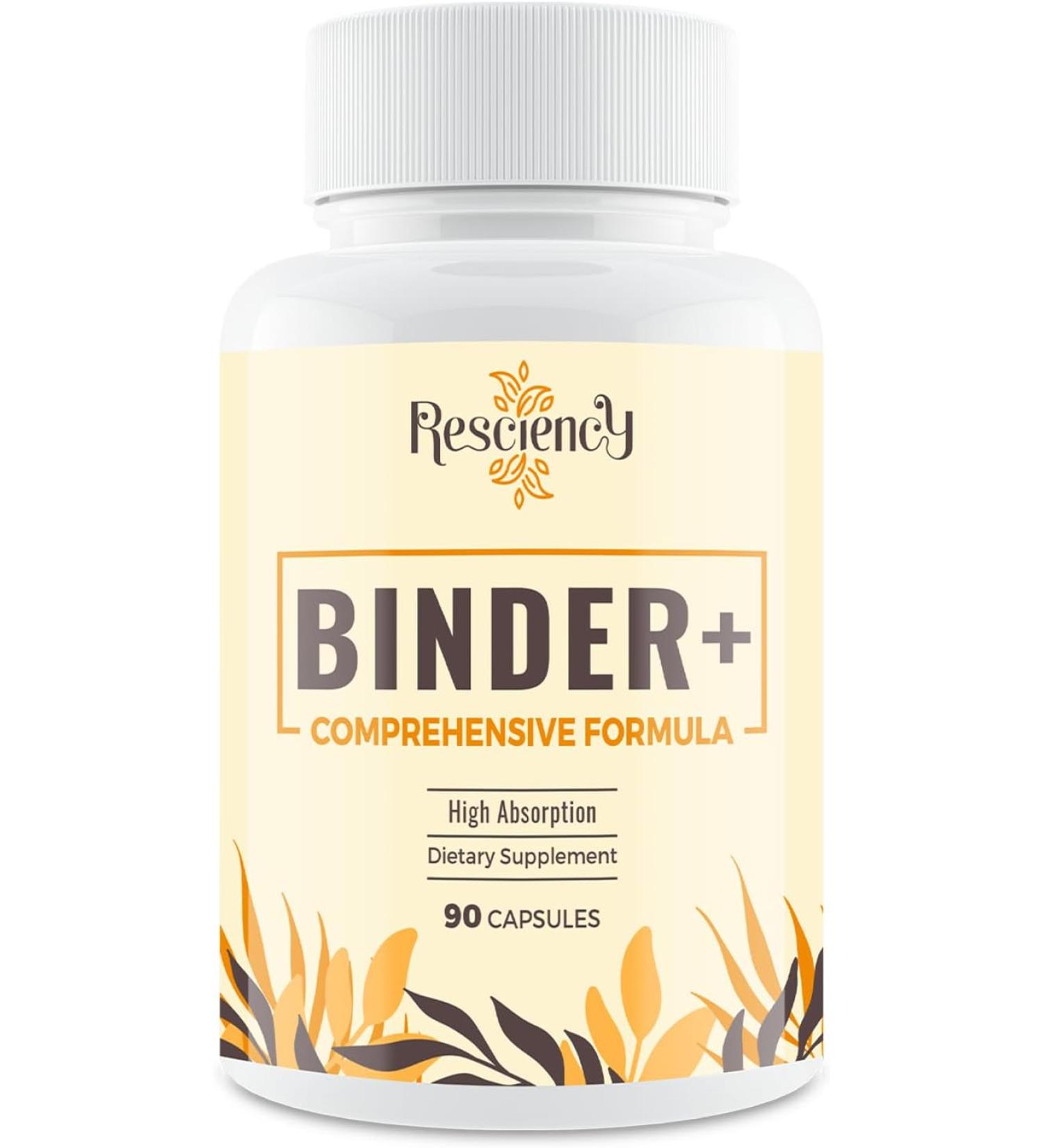 6-in-1 Detox Binder Supplement | 1500 MG Liver Detox Cleanse | Activated Charcoal & Zeolite Clay | Maximum Absorption | 90 Vegetarian Capsules - Buy Online on GoSupps.com