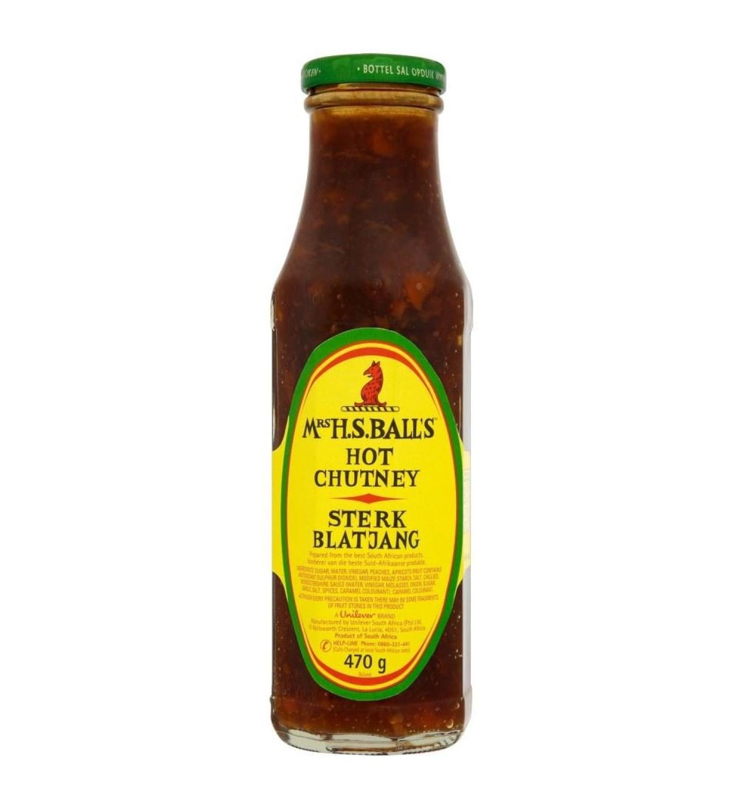 Mrs Ball's Hot Chutney (470g) - Pack of 2