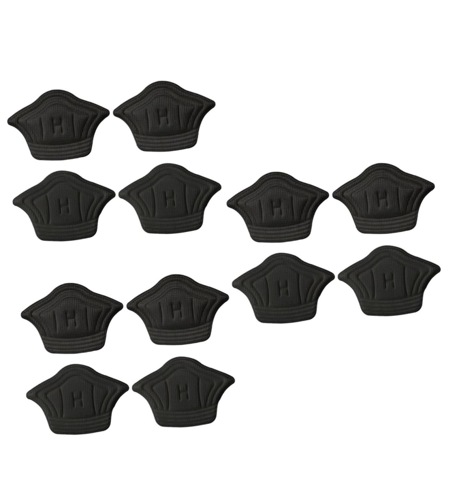 FRCOLOR 6 Pairs Black Heels & Sneaker Heel Pads for Women & Men - Closed Toe Protection & Comfort Foot Pads - Buy Online on GoSupps.com
