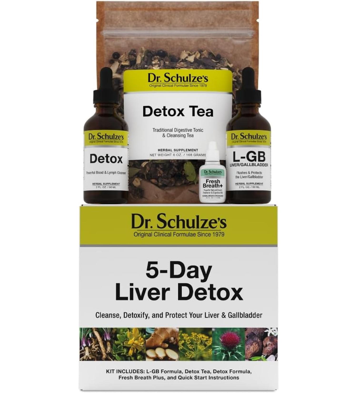 Dr. Schulze's 5-Day Liver Detox - Fast & Effective Detox Program - Buy Online on GoSupps.com