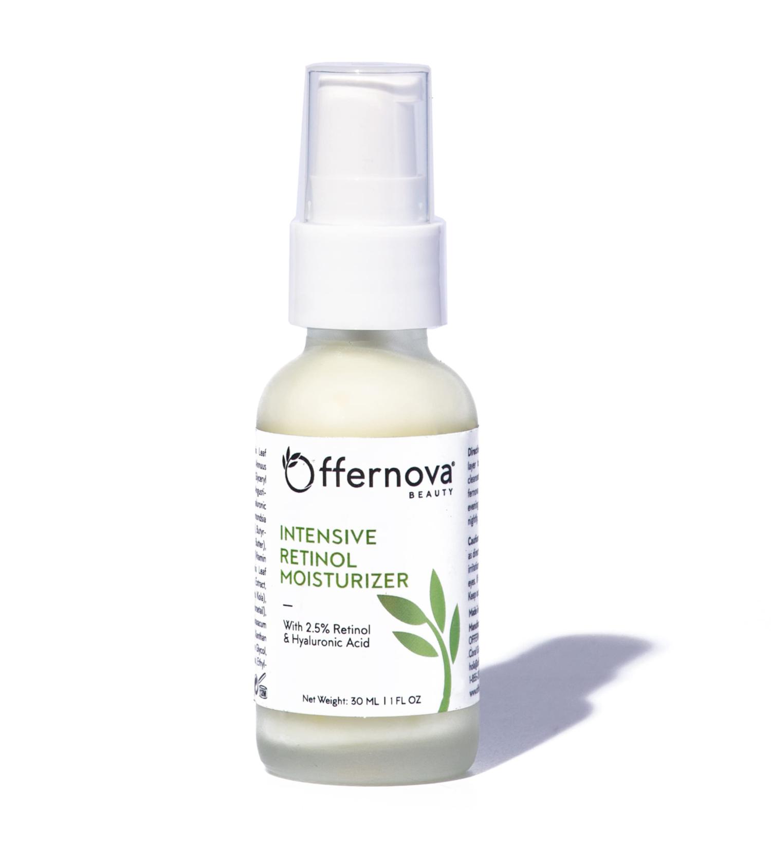 Intensive Retinol Moisturizer - Deep Hydration Night Cream | 2.5% Vitamin A Hyaluronic Acid & Vitamin E - Anti-Aging & Hydrating Cream for All Skin Types - Buy Online on GoSupps.com
