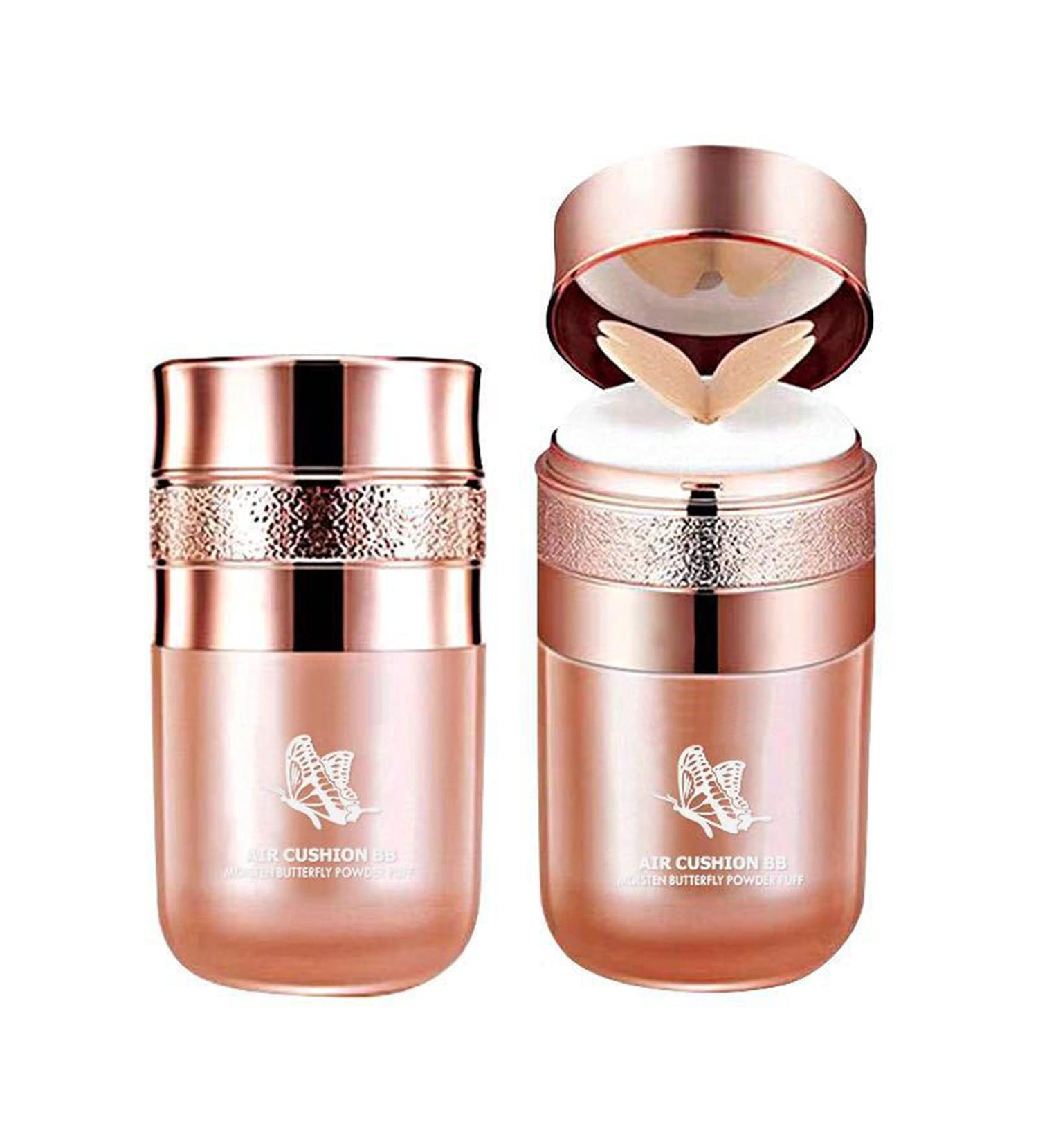Butterfly Pillow BB Cream & CC Cream | Moisturizing Concealer & Bright Makeup Base | Includes Butterfly Makeup Sponge - Easy to Use - Buy Online on GoSupps.com
