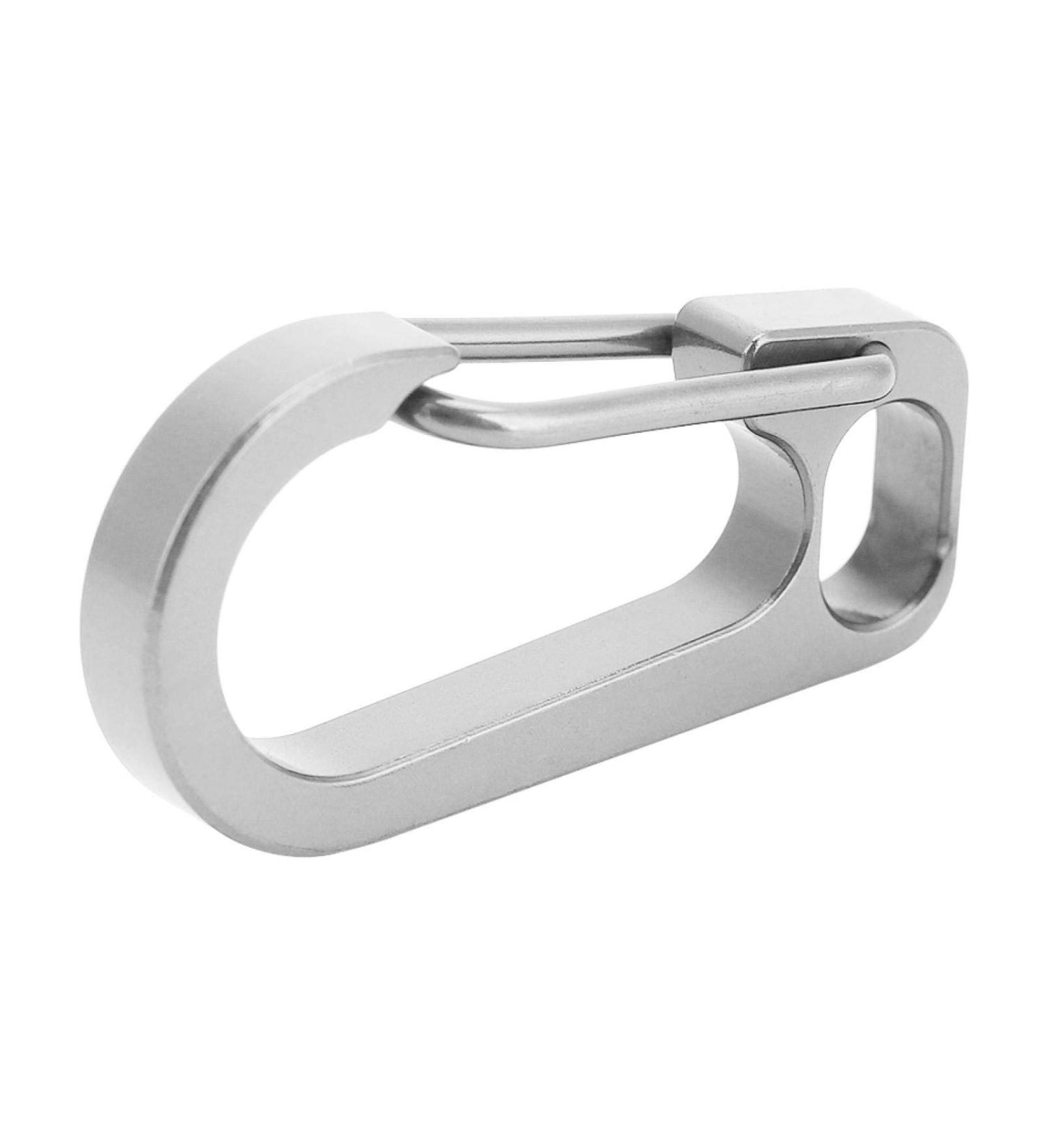 Titanium Alloy Carabiner Keychain - EDC Mountaineering Buckle for Climbing & Outdoor Safety | International Shipping Available - Buy Online on GoSupps.com