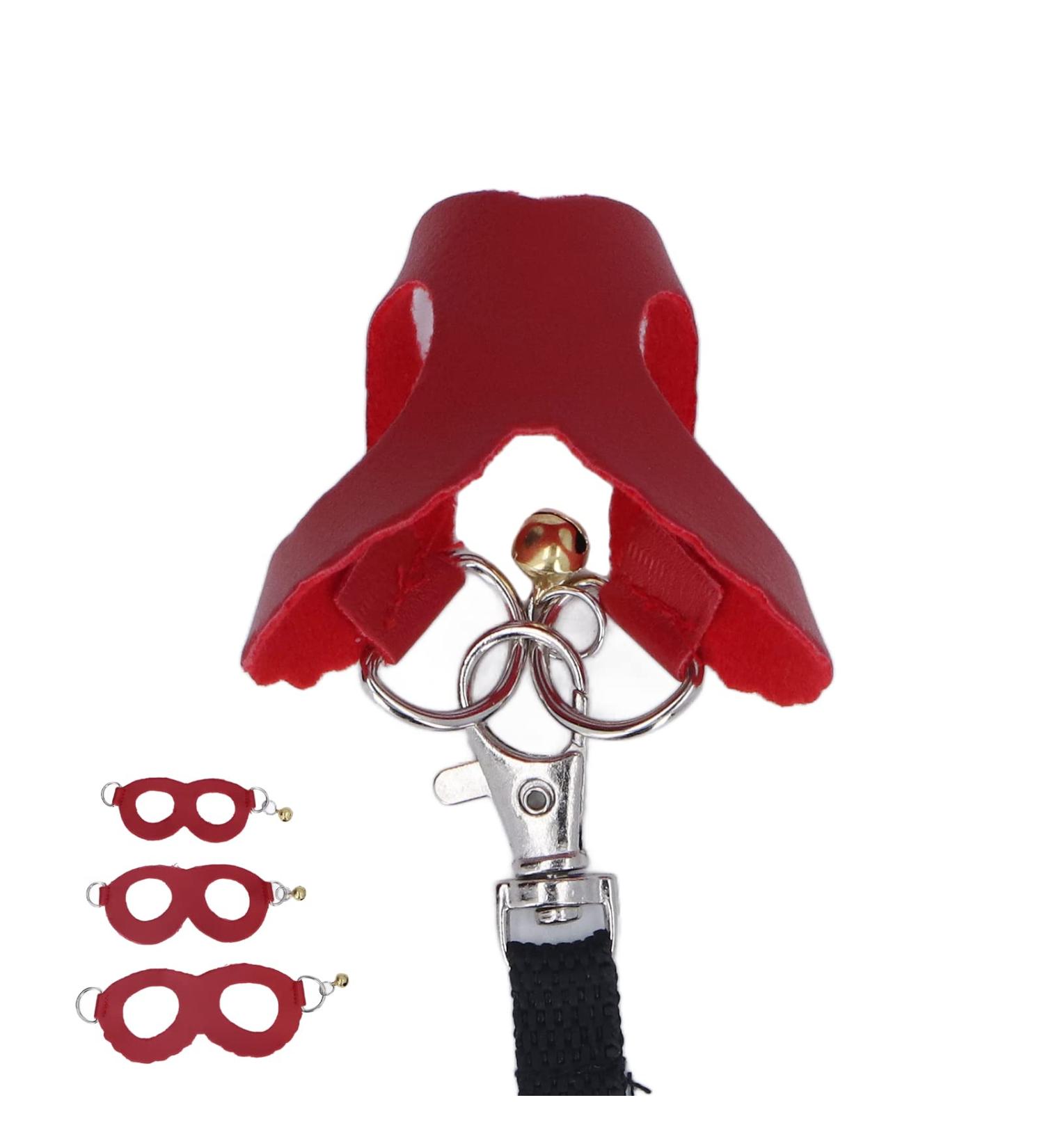 Asixxsix Dishwear & Leash Set for Hamsters Guinea Pigs Ferrets | 3 Sizes Synthetic Leather Crockery Nylon Line & Bell - International Shipping - Buy Online on GoSupps.com