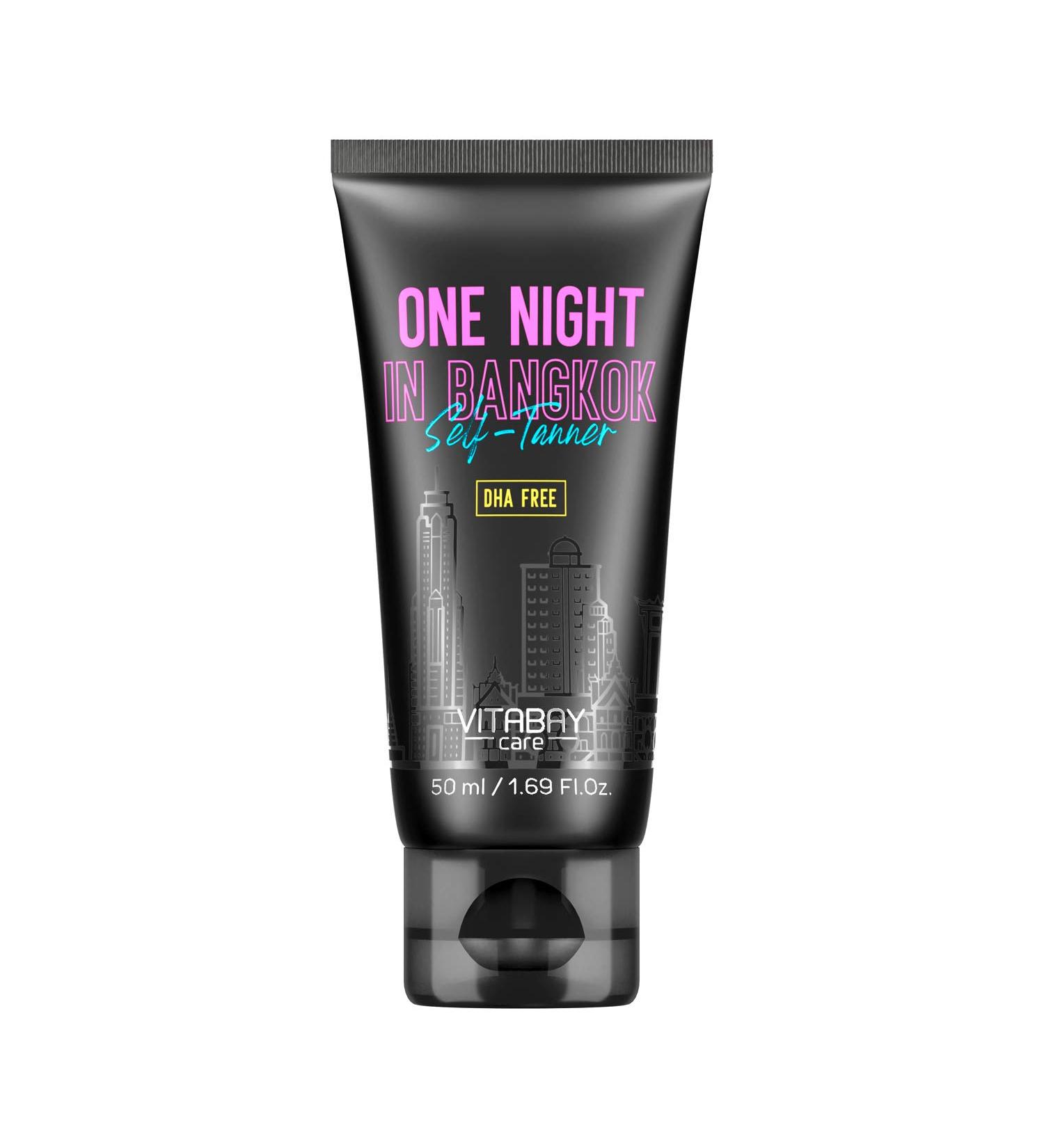 Vitabay One Night in Bangkok 50ml - DHA-Free Self-Tanner & Gentle Face Bronzer for a Flawless Glow | International Shipping Available - Buy Online on GoSupps.com