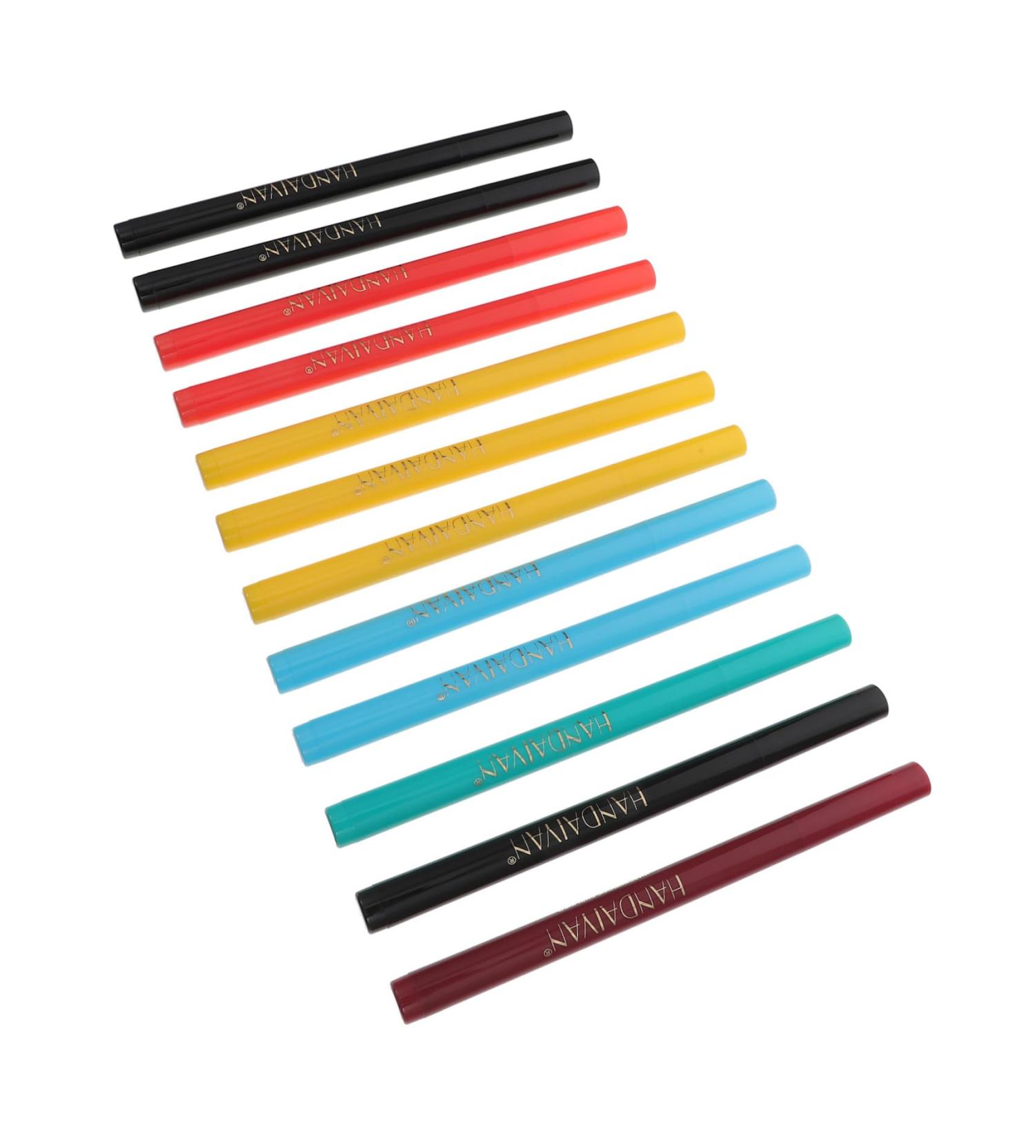 FOMIYES 12pcs Waterproof Liquid Eyeliner Eyeline Liquid Pencil Liquid Eyeliner Pencil Set Makeup Water Proof 1 count (Pack of 1) As Shown - Buy Online on GoSupps.com