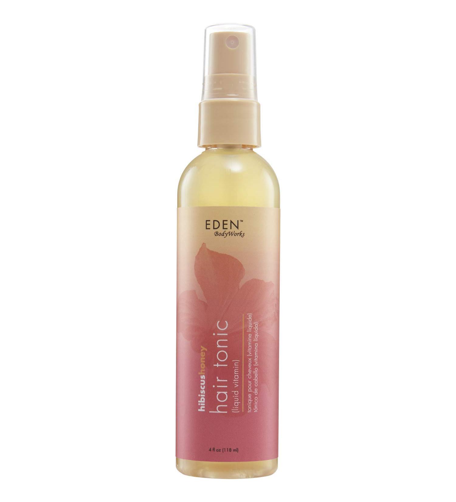 EDEN BodyWorks Hibiscus Honey Nourishing Hair Tonic - Liquid Vitamins | 4 oz | Lightweight, Non-Greasy - Revitalize Dry Brittle Hair