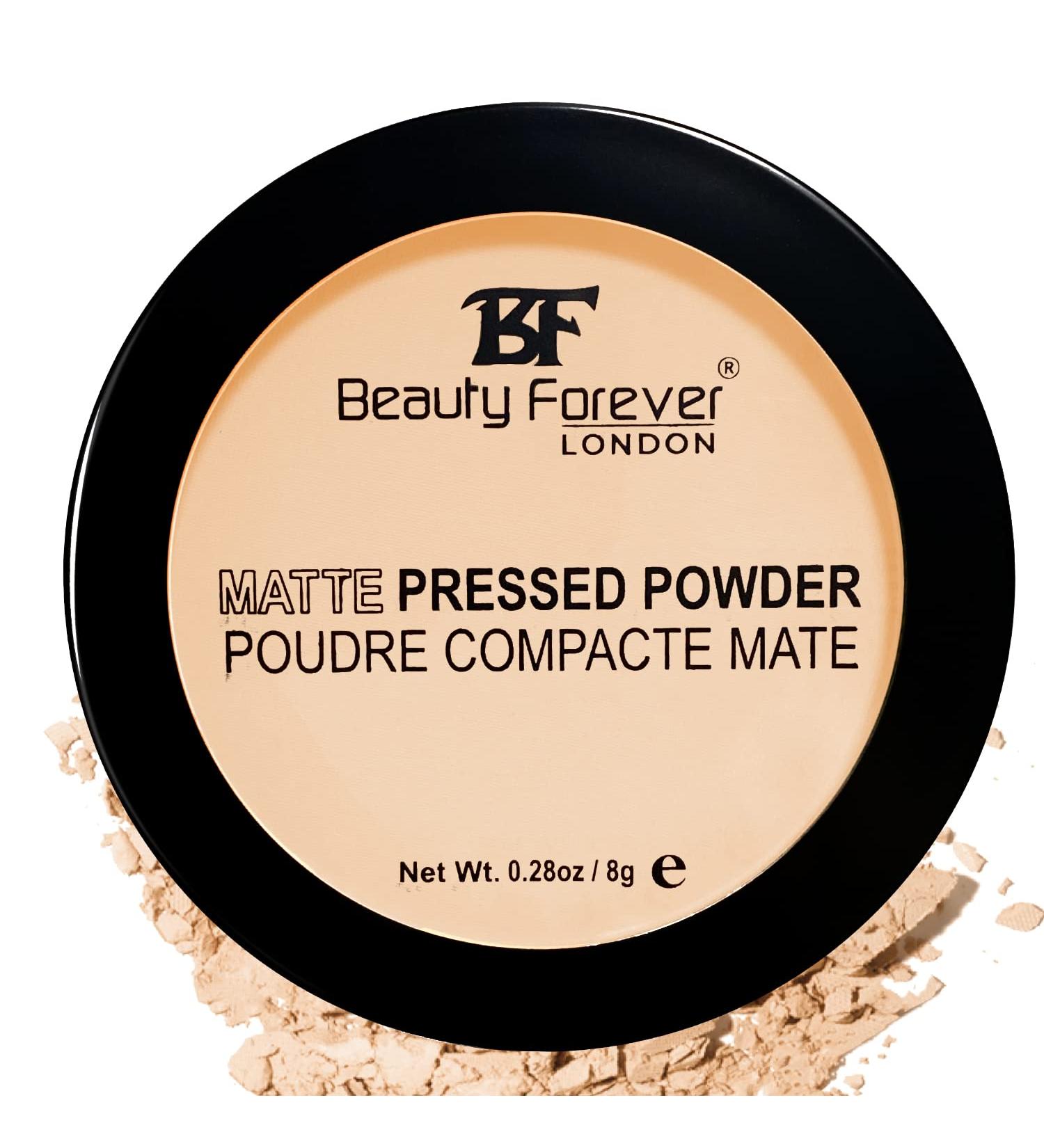 Beauty Forever Matte Pressed Powder 8g (01 Transparent) - Oil-Free & Lightweight - Buy Online on GoSupps.com