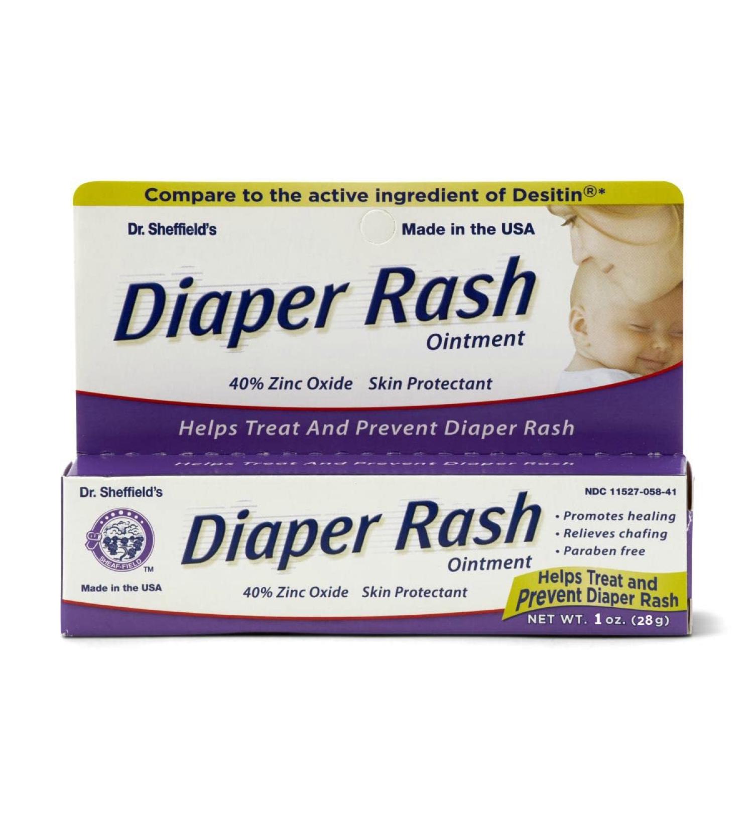 Dr. Sheffield's Diaper Rash Ointment - 2 oz | Soothes and Protects Baby's Delicate Skin - Buy Online on GoSupps.com