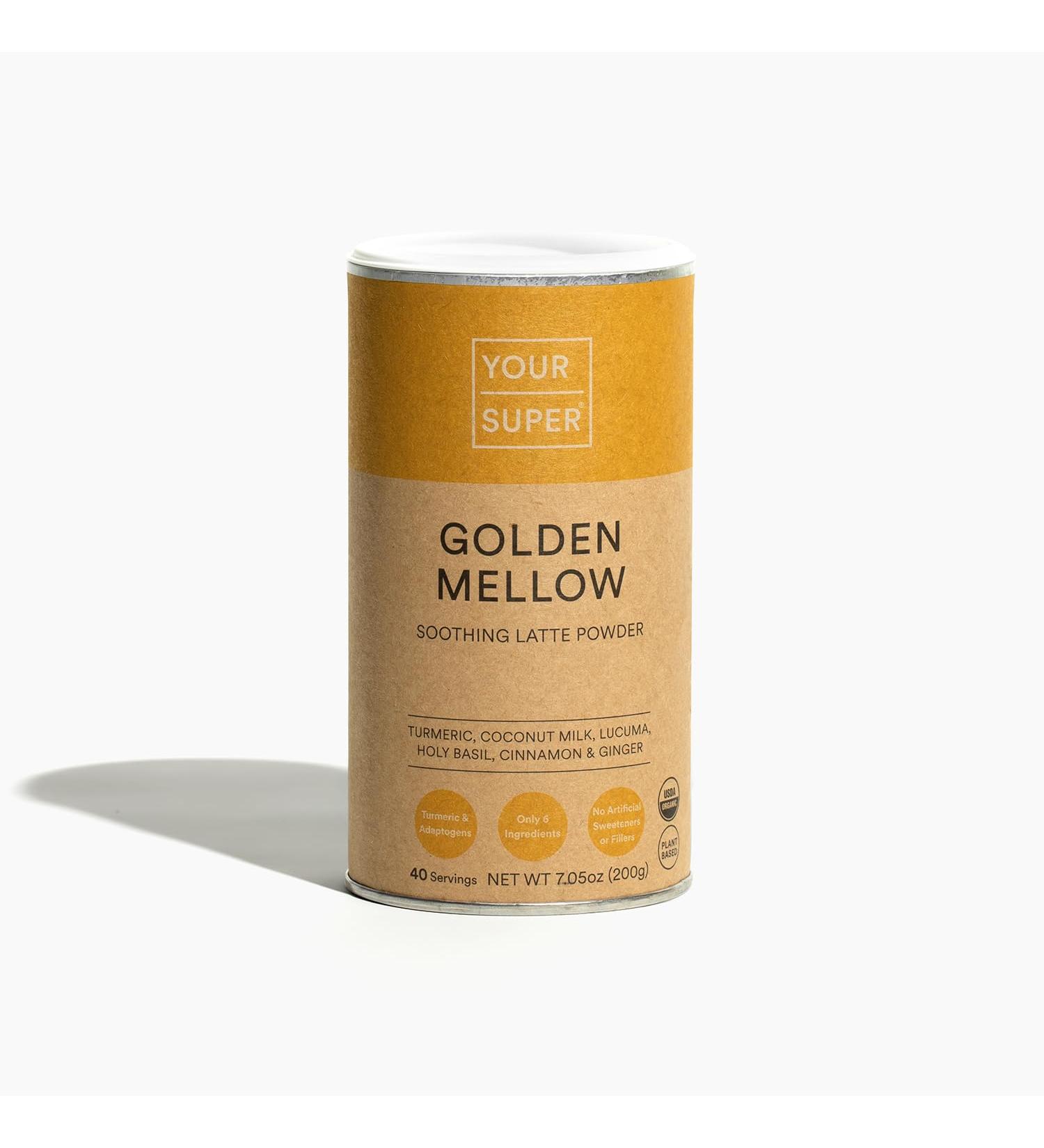 Golden Milk Latte Mix with Ashwagandha for Natural Stress Relief - 40 Servings - Buy Online on GoSupps.com