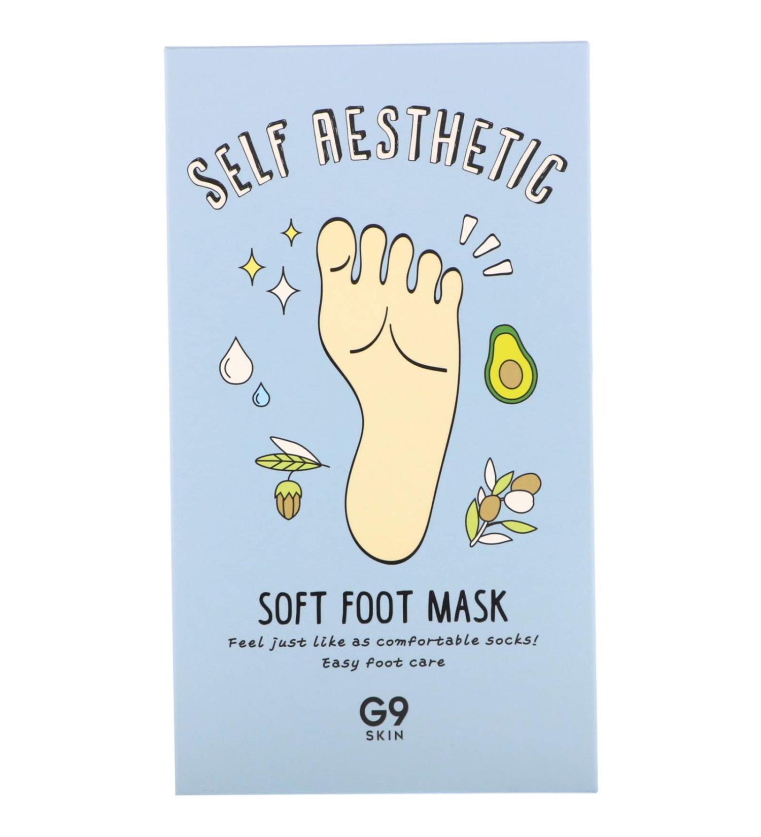 Premium foot mask for corneal removal.Perfect for the treatment of cracks and calls.1 pair of intensive care mask for rough dry cornea and heels.