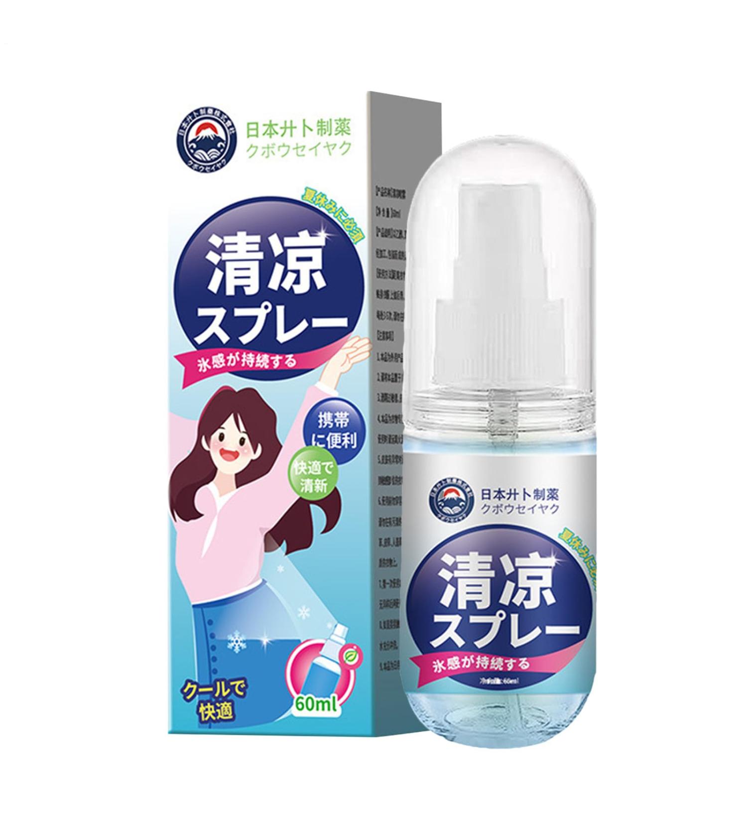  Teksome Sports Refreshing Spray | 60ml Natural Mist Anti-Heat - Natural Anti-Heat Products For Sports Gym And Travel In Hot Climate - Buy Online on GoSupps.com