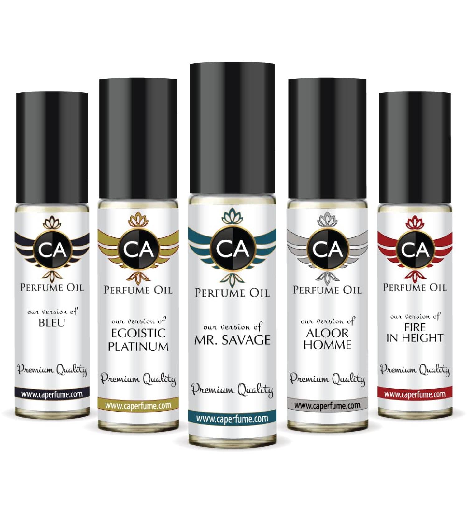 CA Perfume Designer Perfume Oil Set For Men Impression Of (Bleu Egoistic Platinum Mr.Savage Aloor Homme Fire in Height) Long Lasting Fragrance Body Oil 10ml x 5 - Buy Online on GoSupps.com