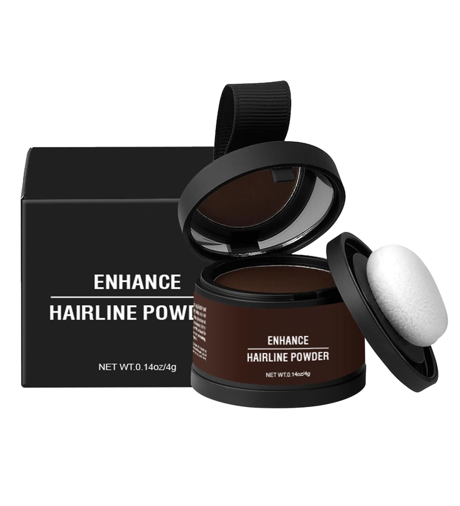 Hairline Powder | Root Touchup Powder Applicator Included - Long Lasting Hair Shading Tool Hair Concealer Gray Coverage for Fine and Thinning Hair - Buy Online on GoSupps.com