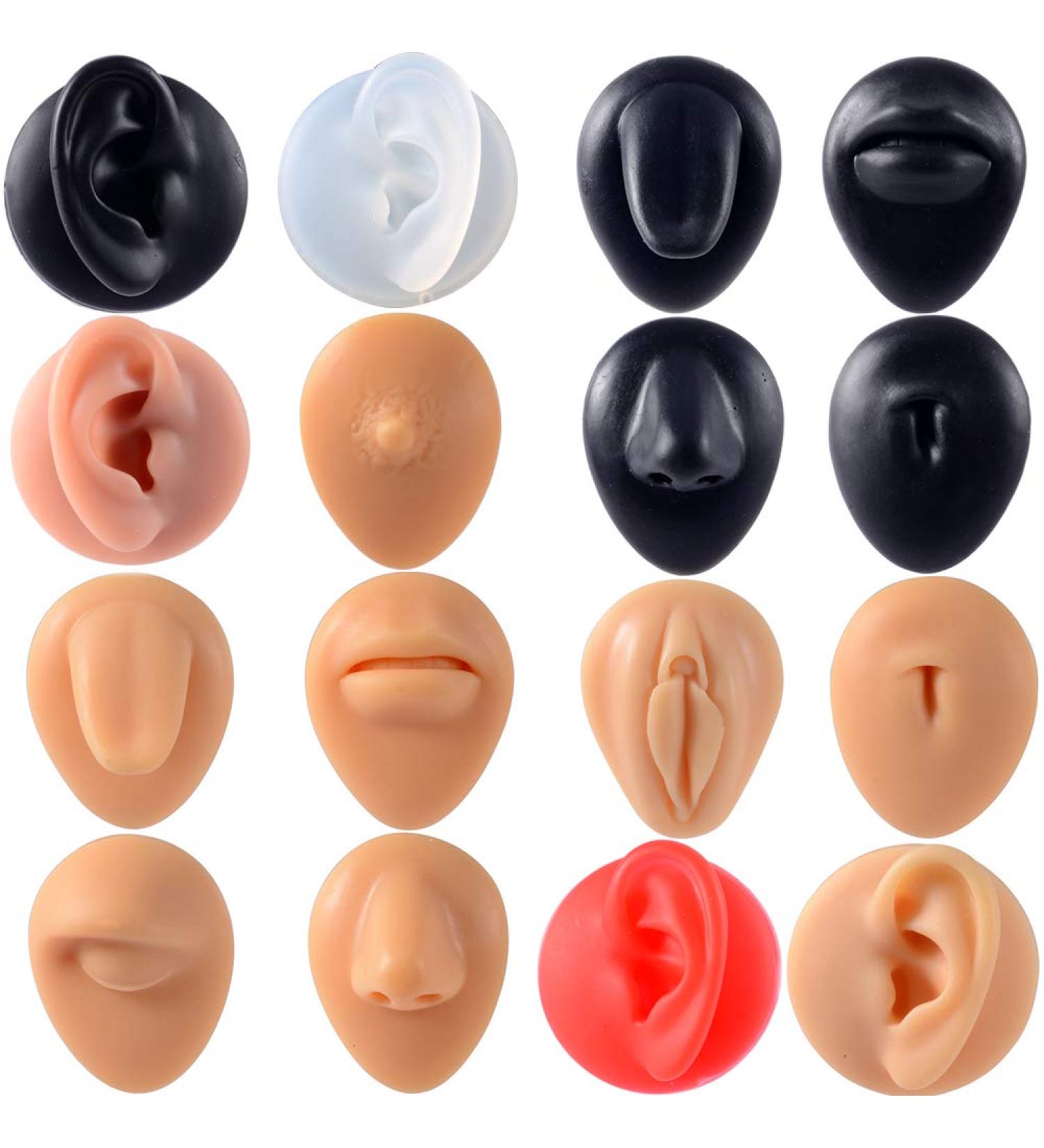 1PC Soft Silicone Human Body Part Model - Fresh Color Nose for Jewelry Display & Teaching Tool - Buy Online on GoSupps.com