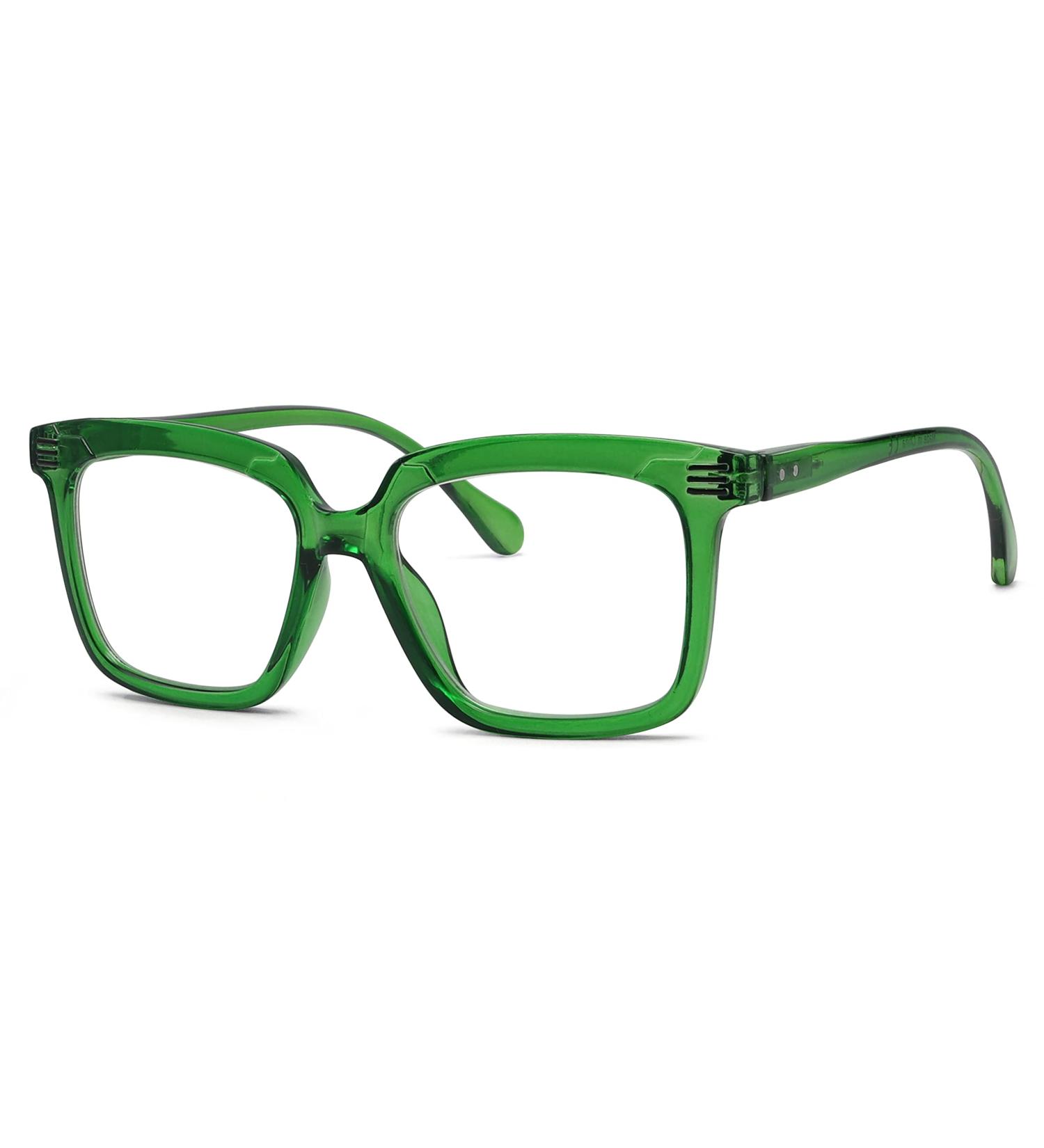 Eyekepper Oversized Rectangular Reading Glasses for Women - High Quality +3.00 in Green - International Shipping - Buy Online on GoSupps.com