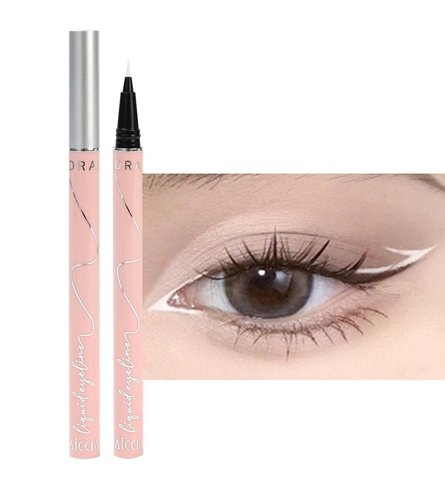 Waterproof Liquid Eyeliner - Long Lasting Waterline Eyeliner - Women Precision Brush Tip Glides On Easily To Create Any Look Gel Pigments With 24-Hour Wear Fulenyi 05#white Tail - Buy Online on GoSupps.com