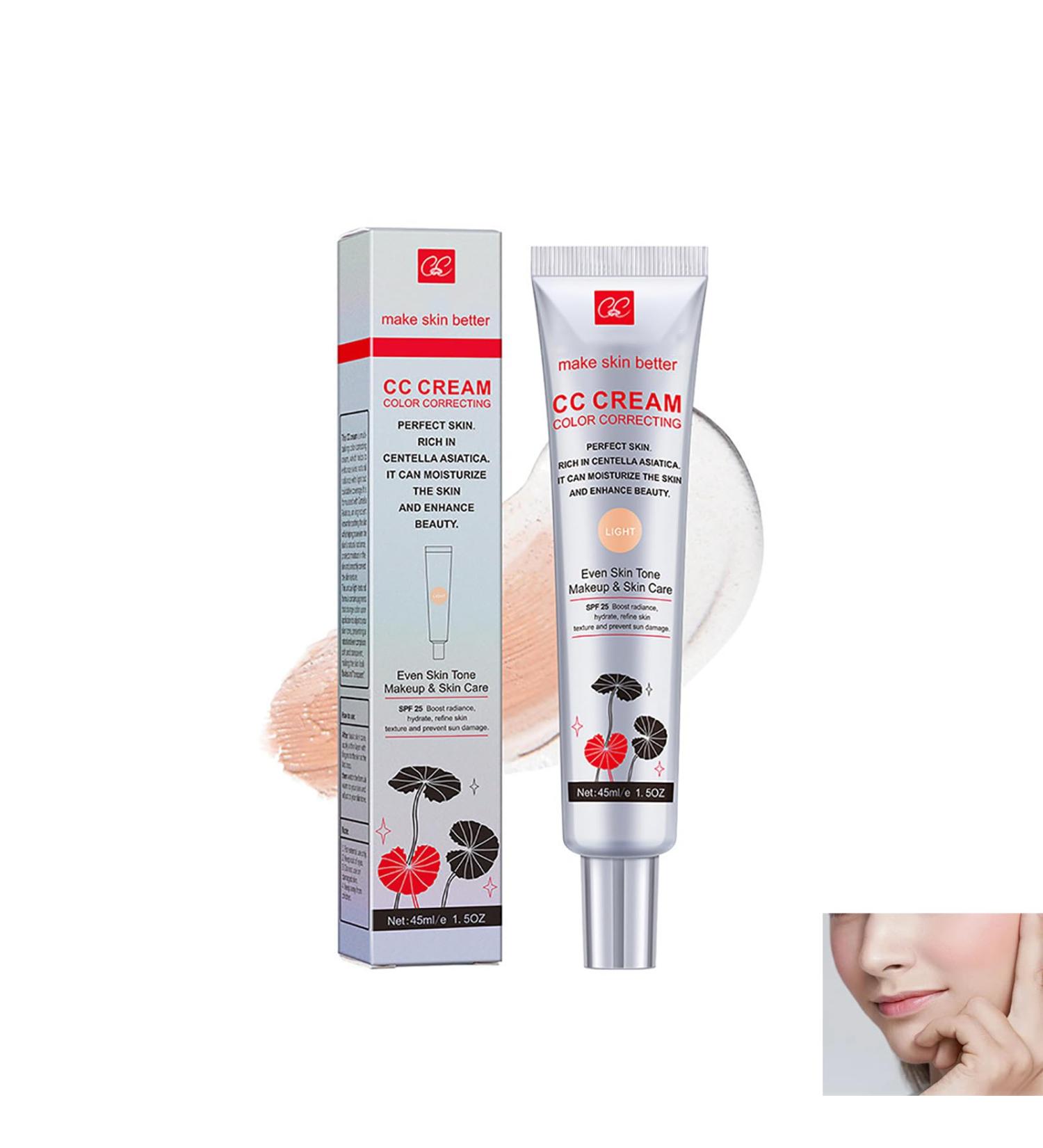 CC Cr me la Centella Asiatica Creams l g re Correctrice de Teint Cr mes Correcteur de Couleur Base de Maquillage CC Cream 45ML - Buy Online on GoSupps.com