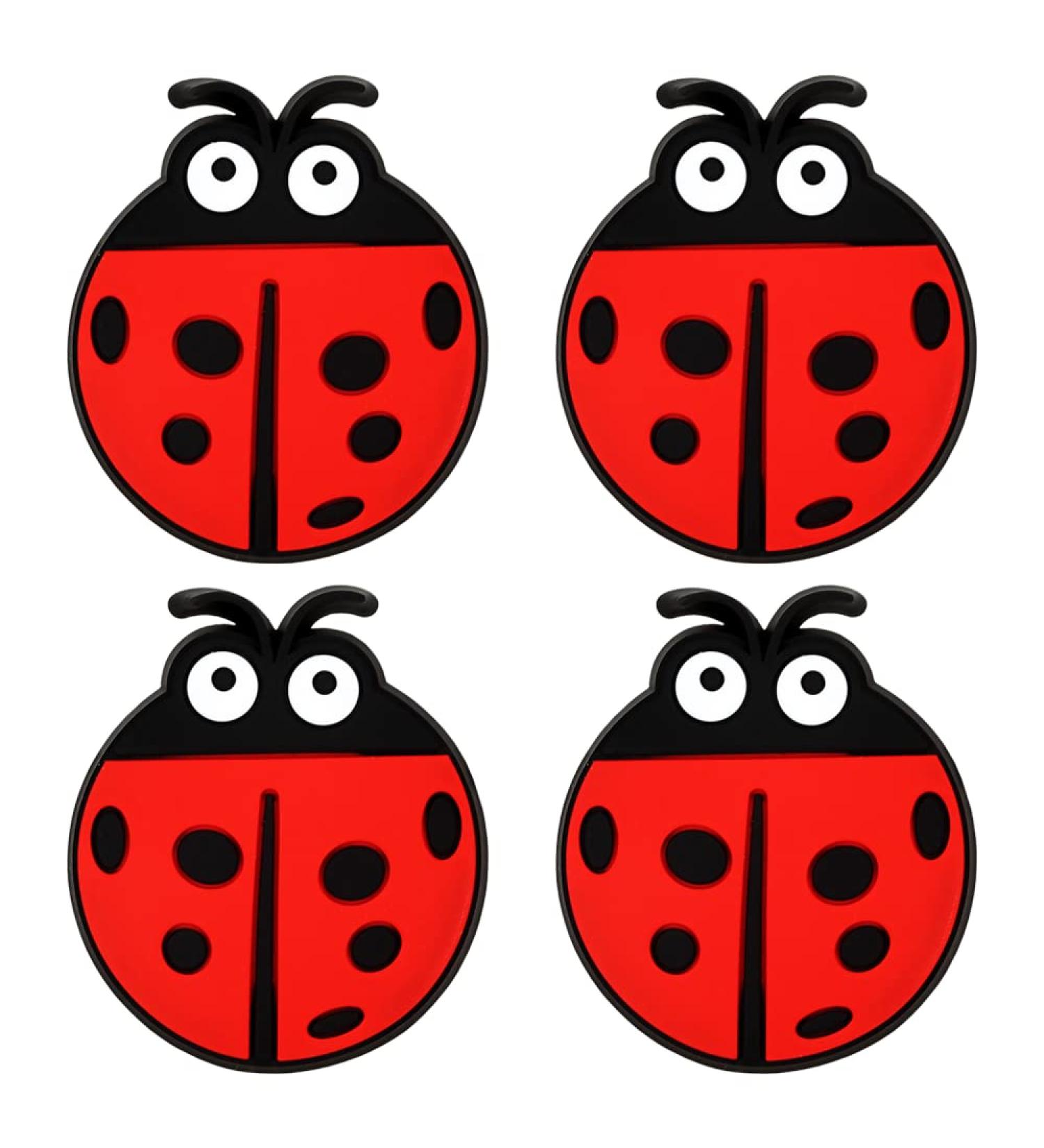 Mav Ladybug Furniture Knob | 4x Kids Room Drawer & Door Handles - Cute & Durable - Buy Online on GoSupps.com