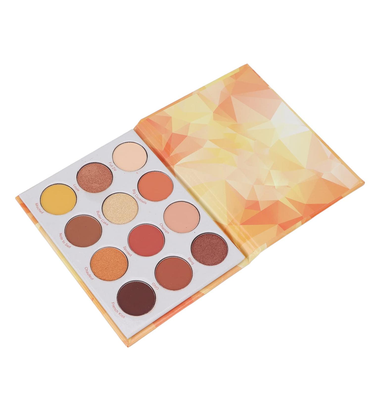 Eye Shadow Makeup Palette Blendable 12g Warm Tone Colors for Party for Office for Wedding - Buy Online on GoSupps.com