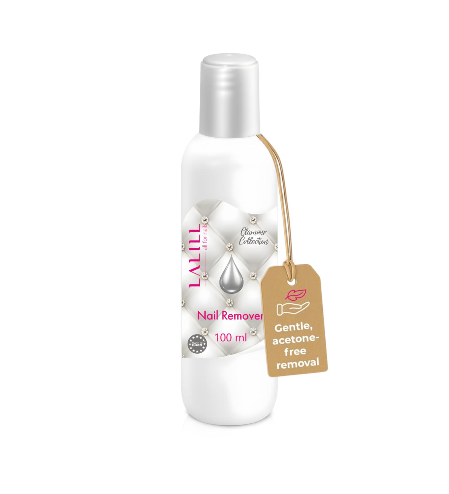  LALILL LALILL Nail Polish Remover 100ml - Acetone-Free Nail Polish Remover - Quick and Easy Nail Polish Removal - Acetone Free - Ideal for Sensitive Nails - Buy Online on GoSupps.com