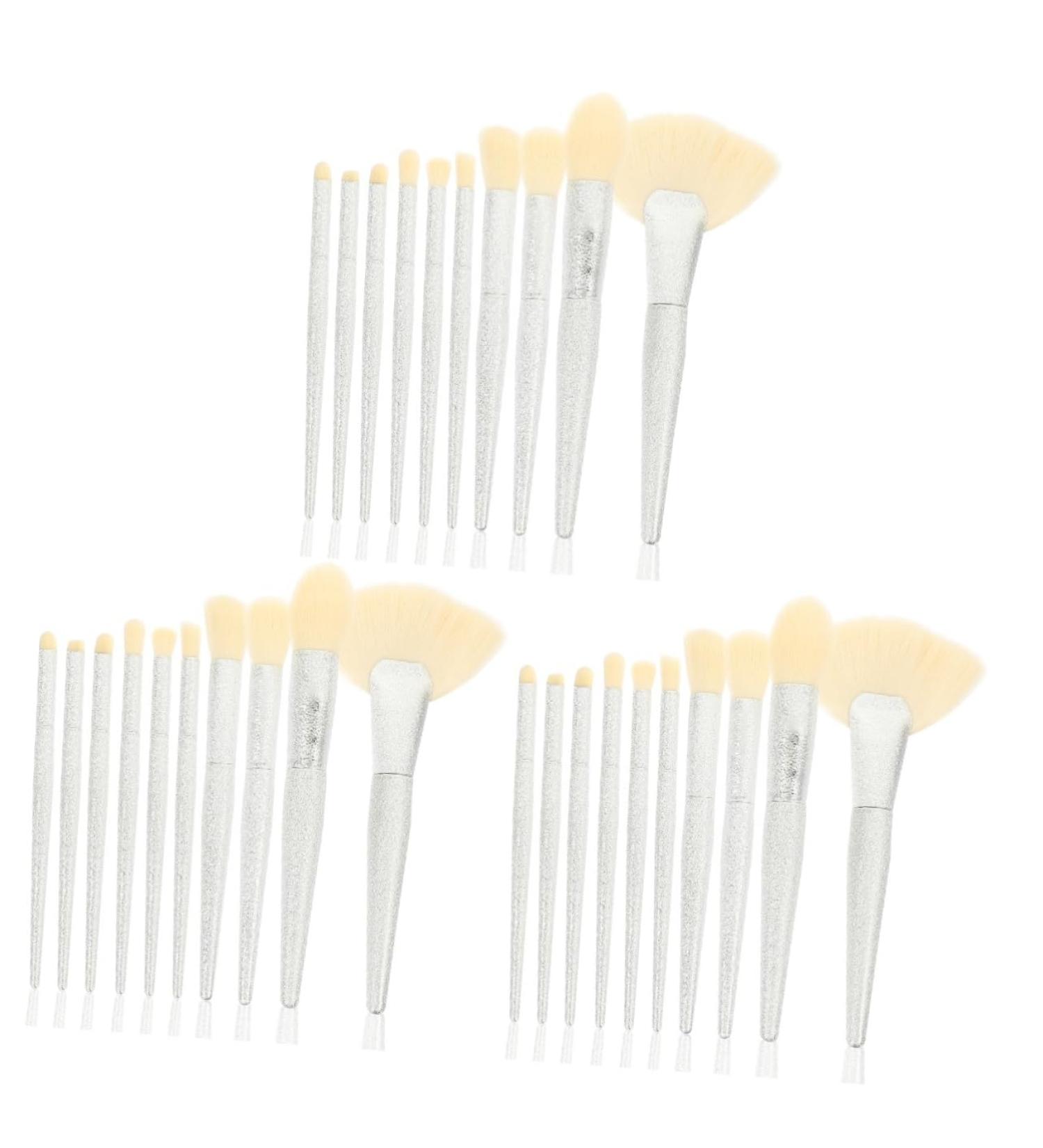 Angoily Womens 3 Sets Makeup Brush Make up Girl's Eyeshadow Brush Cosmetic Eye Brush Eye Brush for Makeup Powder Applicator Blending Brush Artificial Fiber Miss Tool Brush Conical White - Buy Online on GoSupps.com