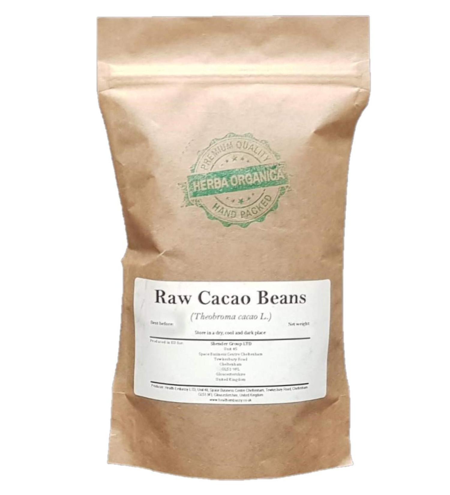 Herba Organica - Raw Cacao Beans/Haricots de Cacao Crus/Theobroma Cacao L. (450g)