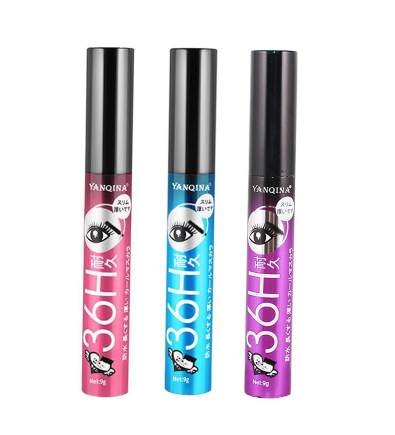 Beatifufu 3pcs Mascara Cream Women Mascara Eyelash Mascara Waterproof Mascara Makeup Mascara Eyelash Spoolies - Buy Online on GoSupps.com