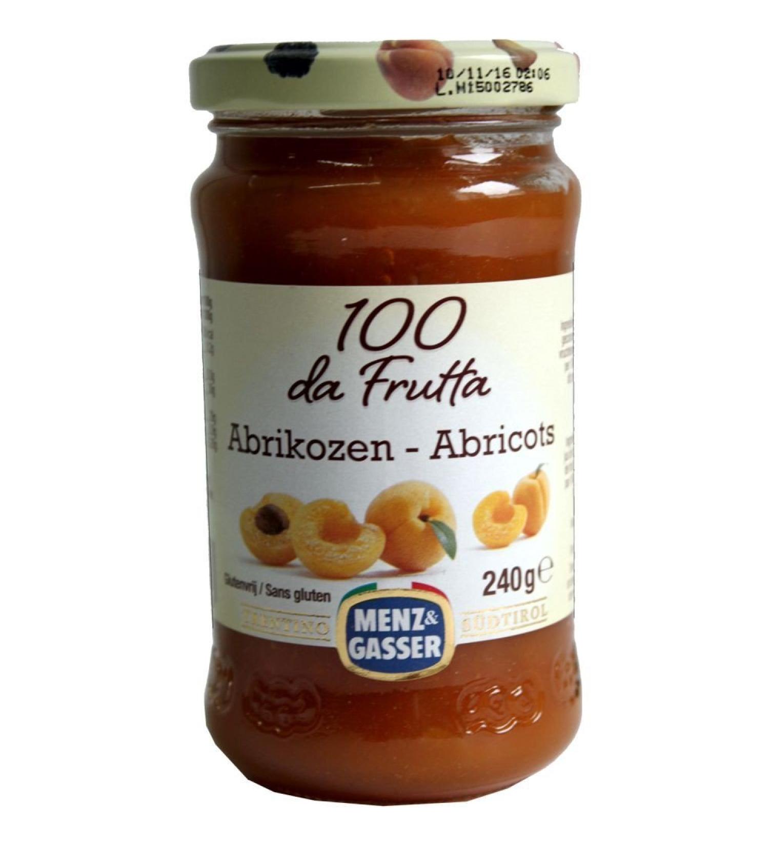  Unbekannt Menz & Gasser Fruit Spread with Apricots Glass 240 g - Buy Online on GoSupps.com