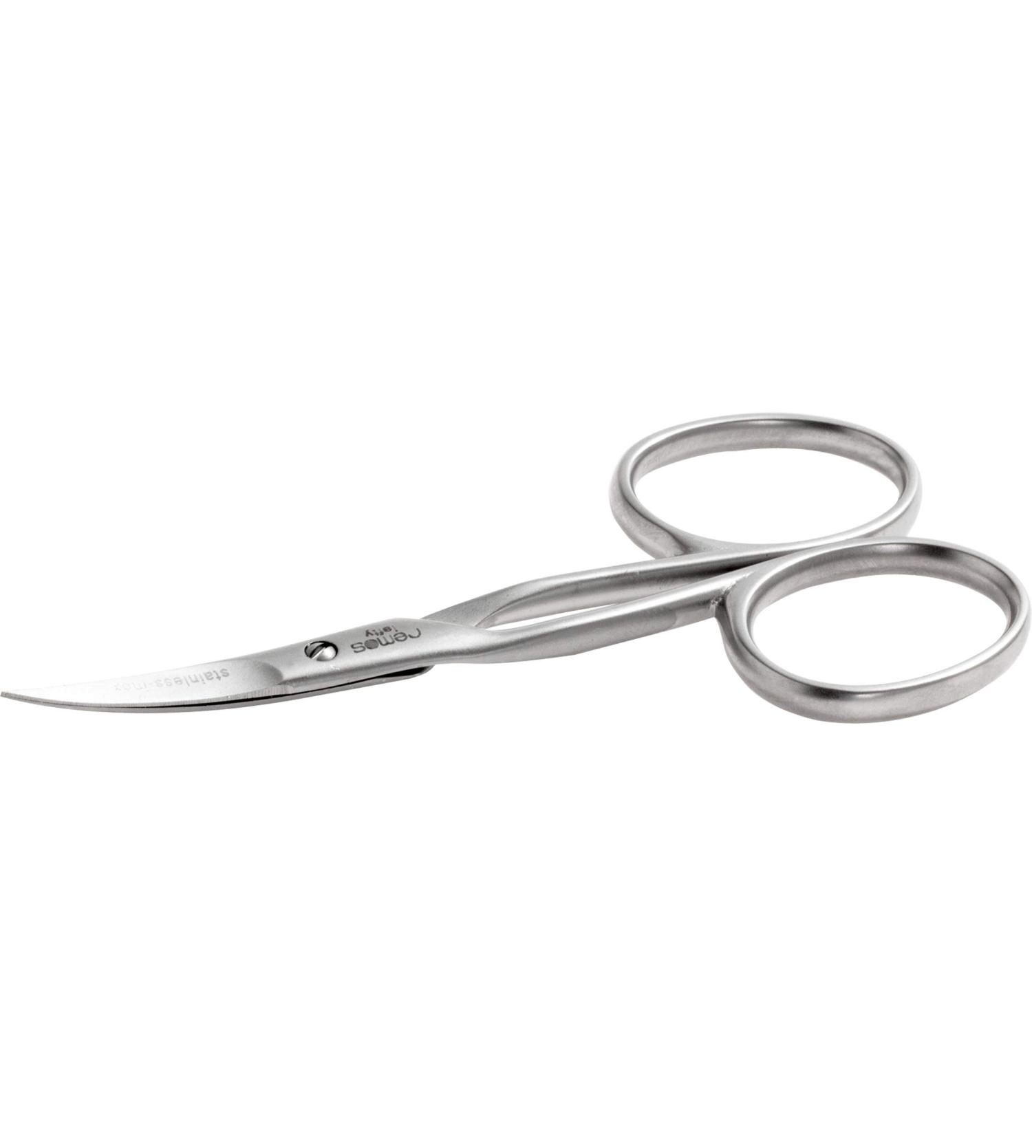 REMOS Left-Handed Nail & Cuticle Scissors - 9.5cm Stainless Steel INOX - Buy Online on GoSupps.com