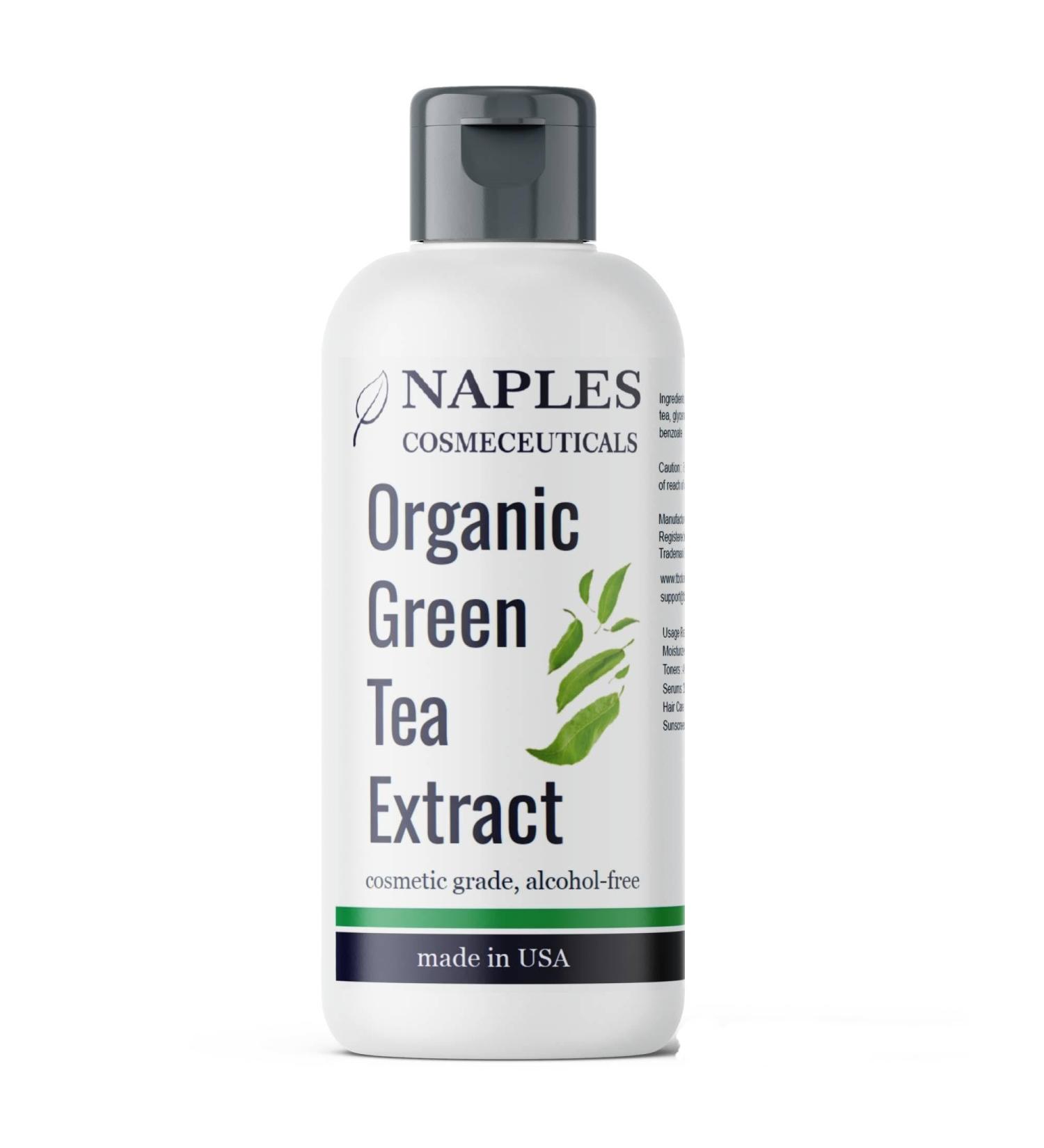 Japanese Green Tea Extract Liquid for Skin Face Hair Concentrated Alcohol-Free Organic Cosmetic Grade Ingredient for Topical Applications DIY (4 oz) 4 Fl Oz (Pack of 1) - Buy Online on GoSupps.com