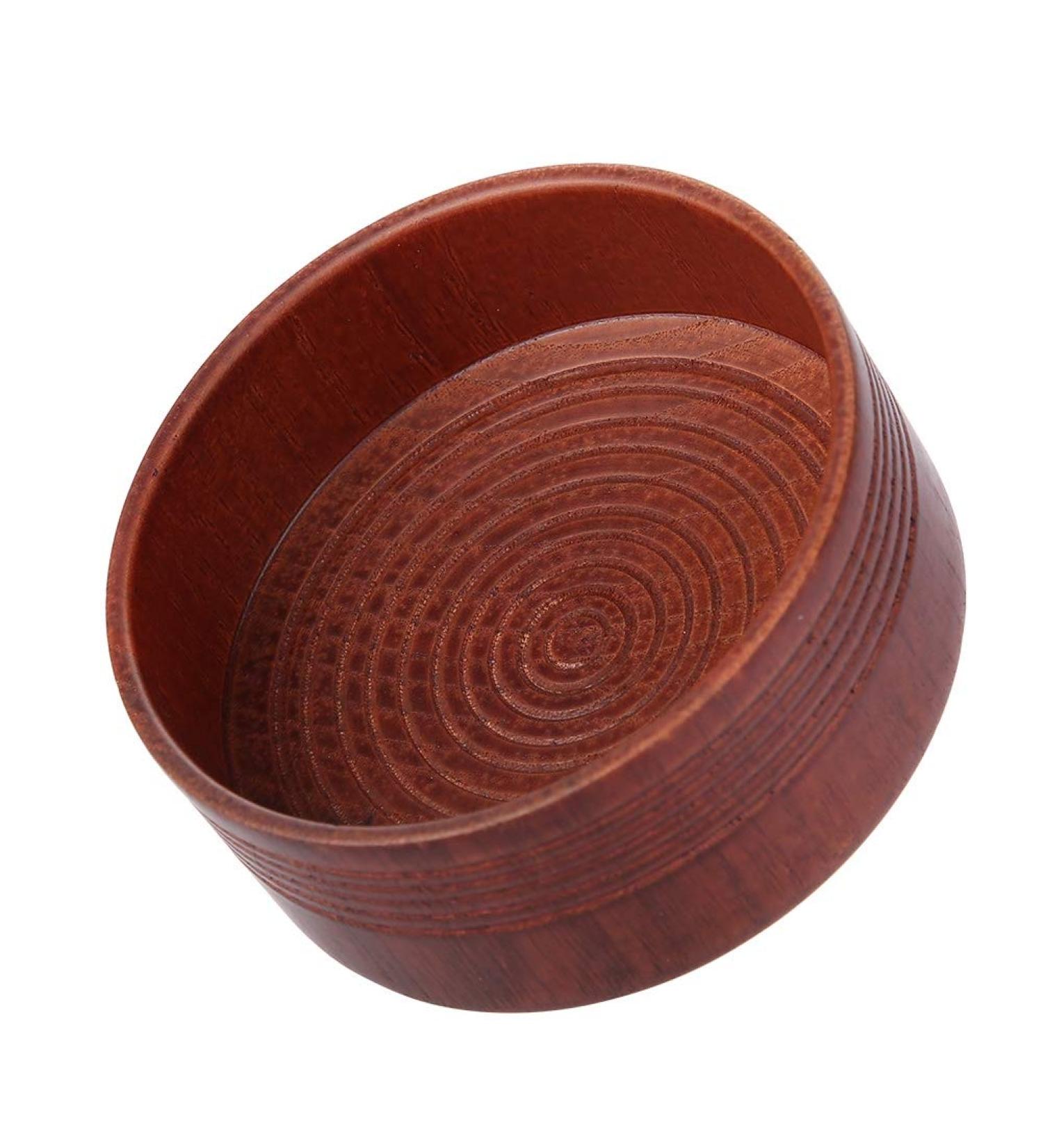 YCTZE Wooden Shaving Soap Bowl for Men - Premium Round Shaving Cup & Tool for Clean Shave - International Shipping Available - Buy Online on GoSupps.com